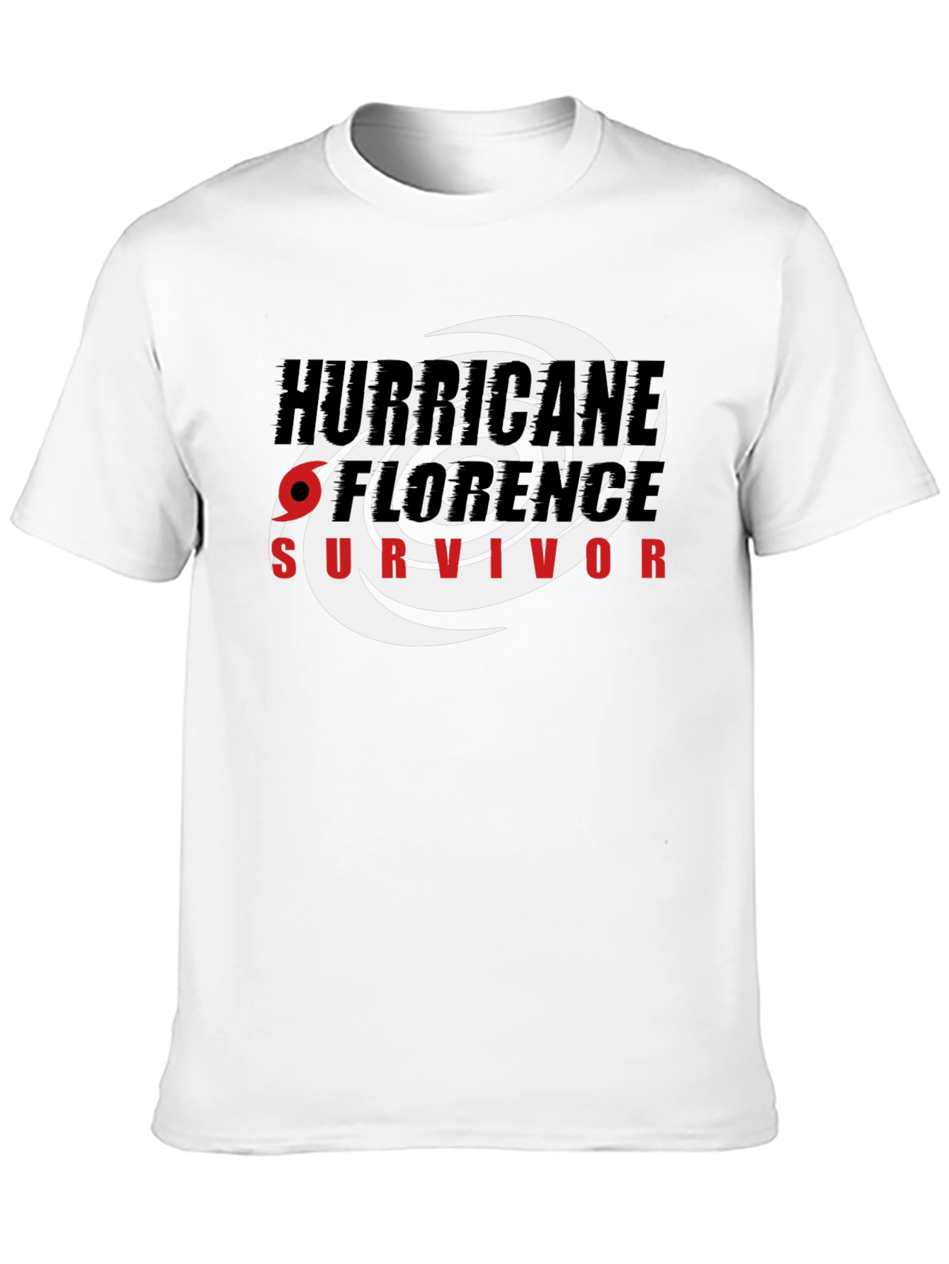Hurricane Florence Survivor Black T-Shirt