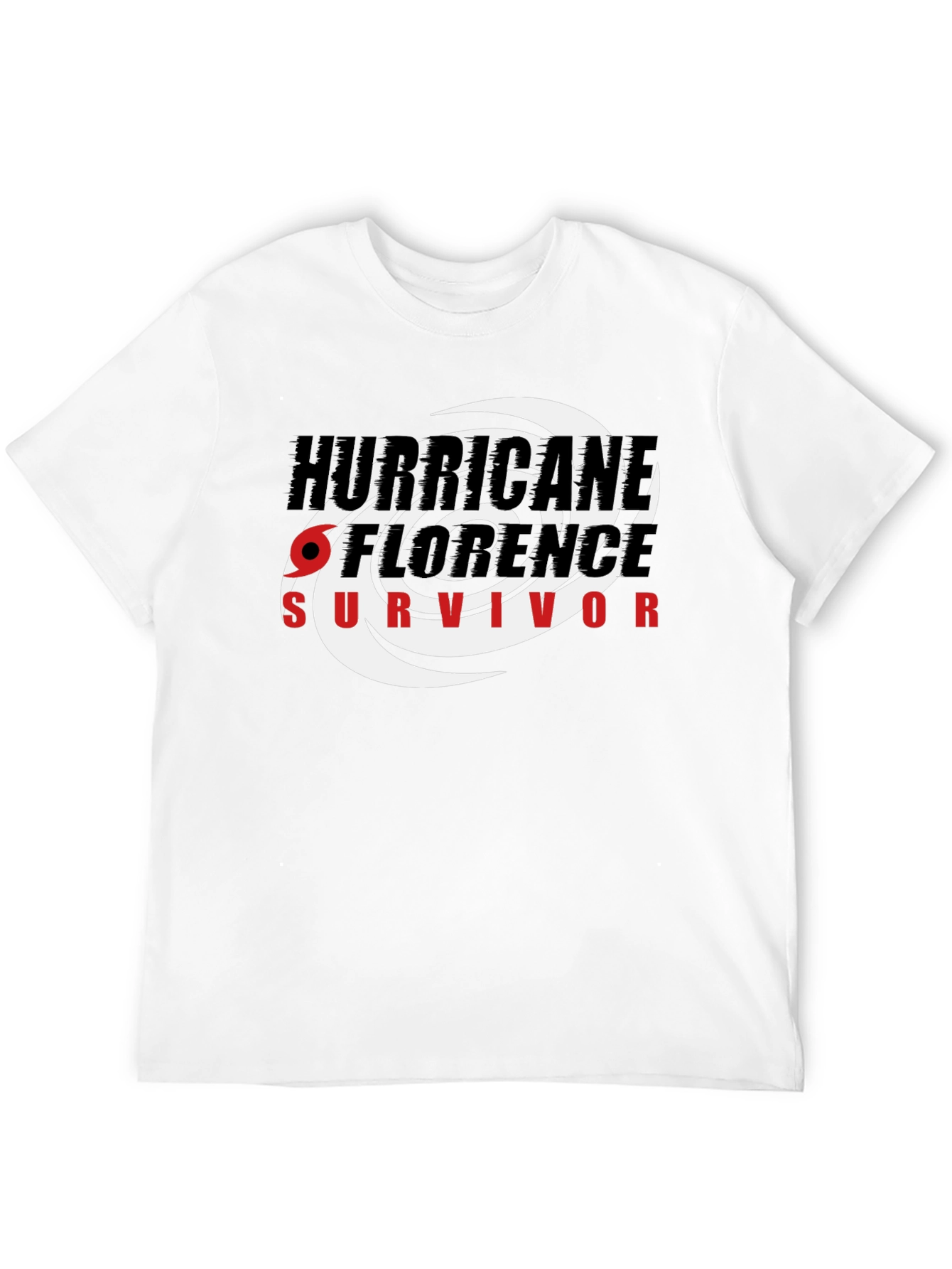 Hurricane Florence Survivor Black T-Shirt