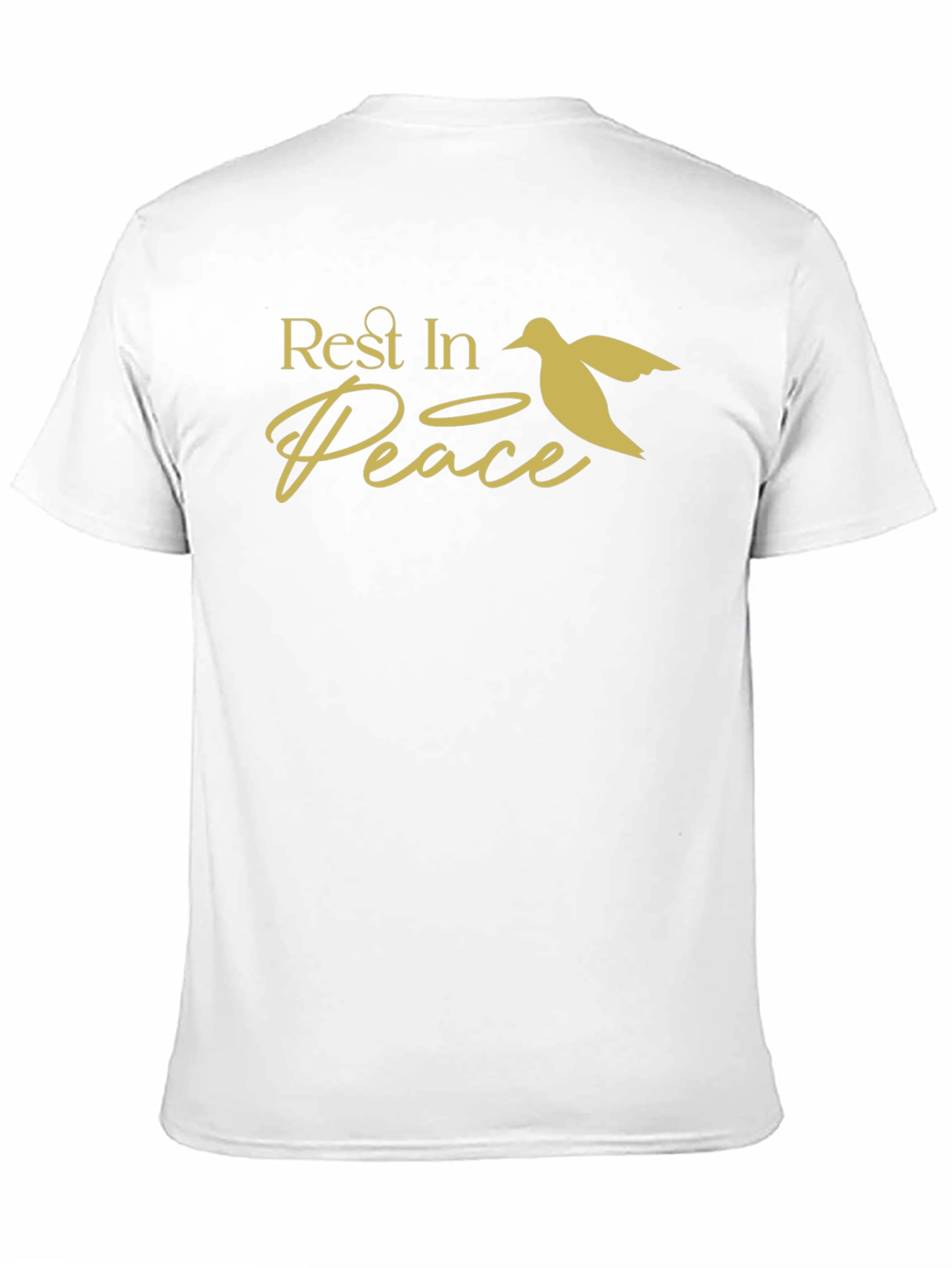 Rest in Peace Dove Graphic T-Shirt - Black