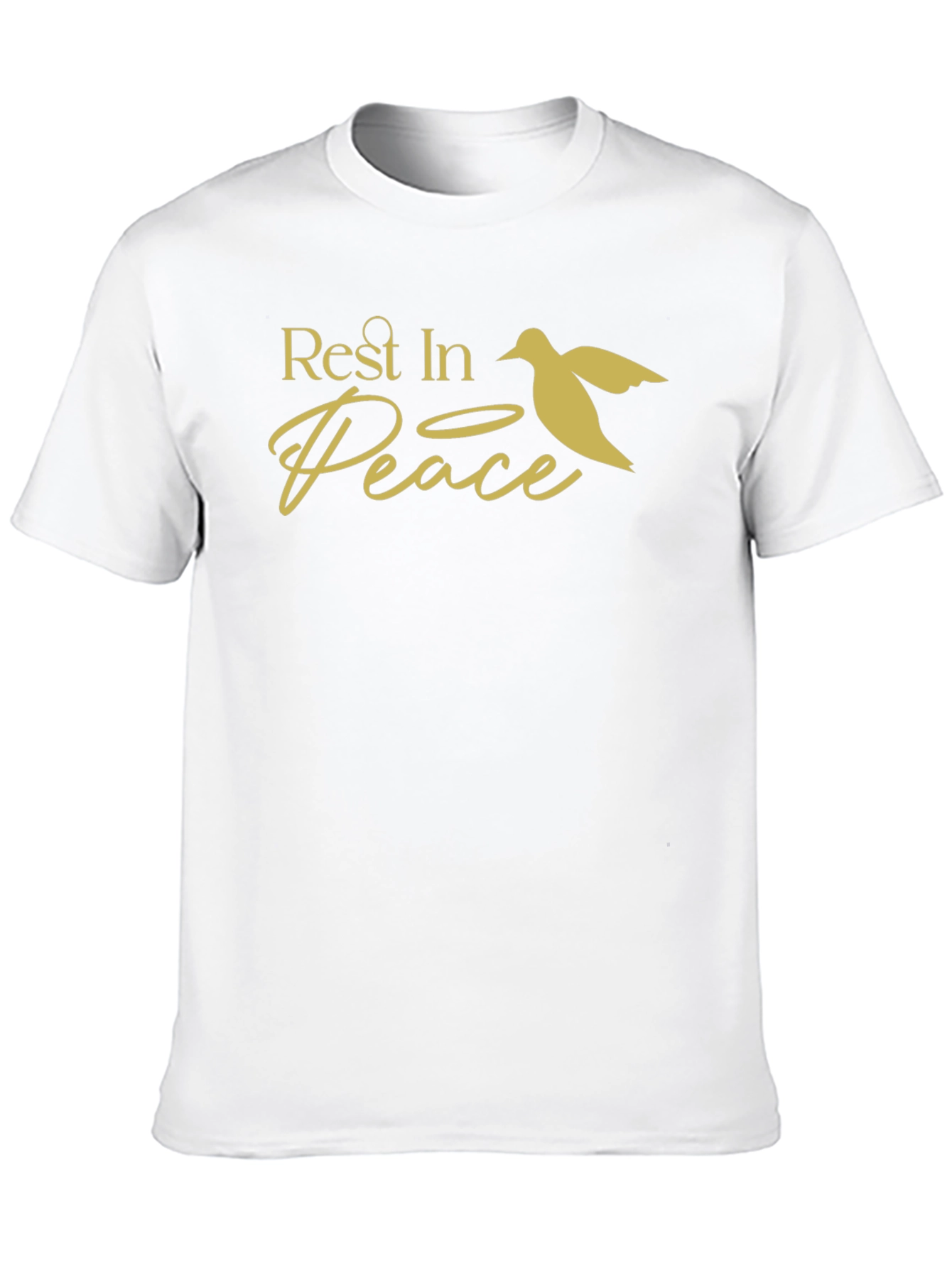 Rest in Peace Dove Graphic T-Shirt - Black