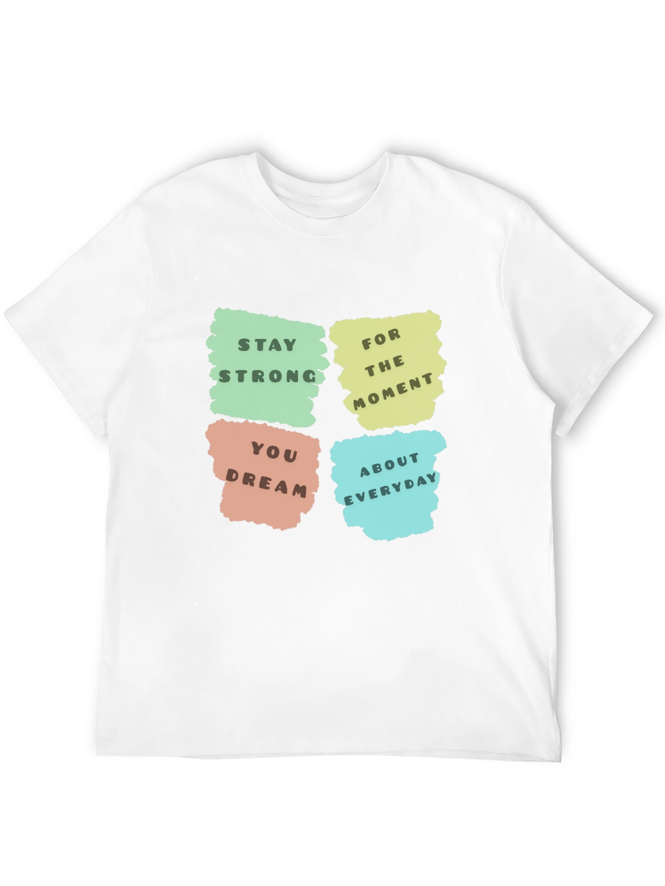 Motivational Graphic Print Black T-Shirt