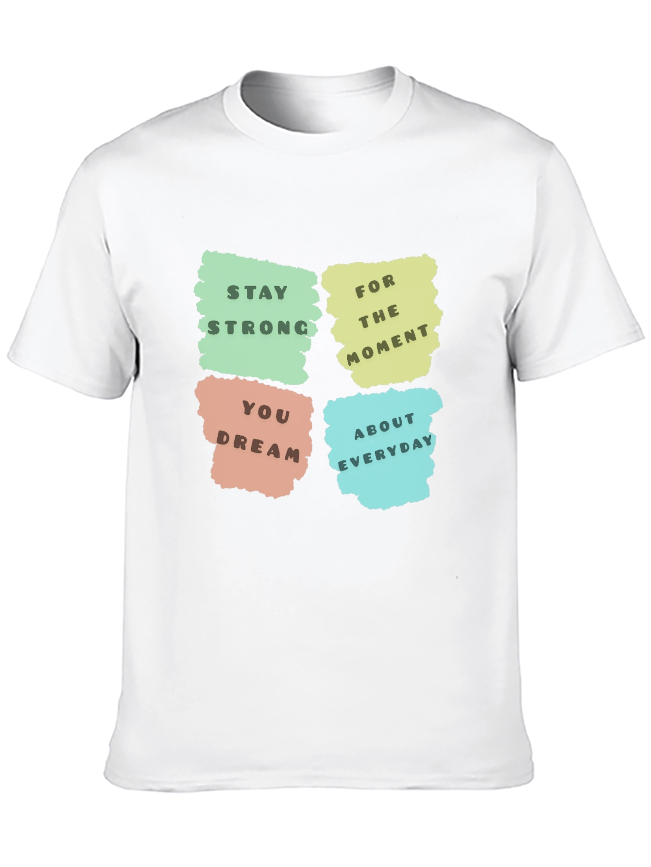 Motivational Graphic Print Black T-Shirt