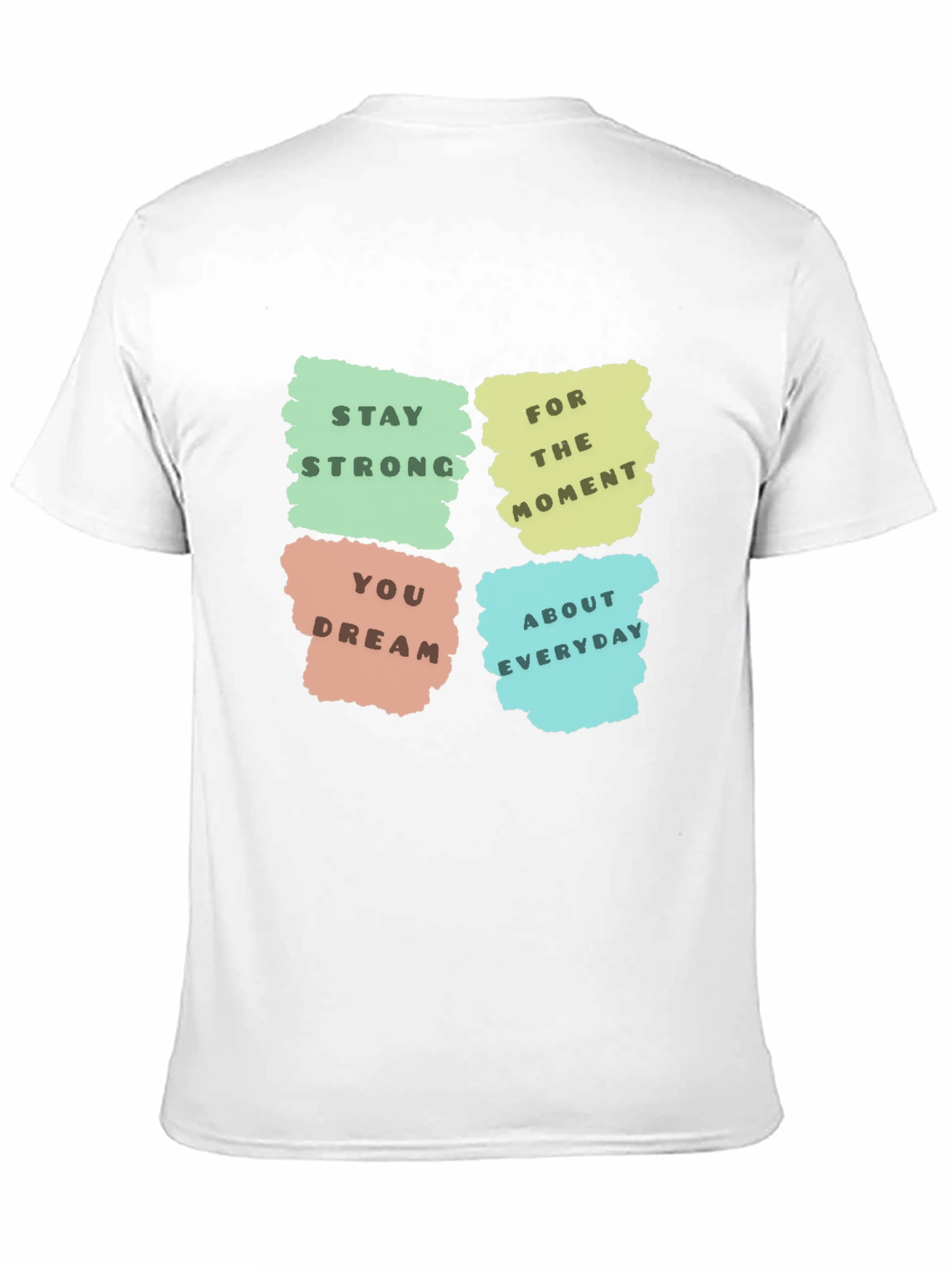 Motivational Graphic Print Black T-Shirt