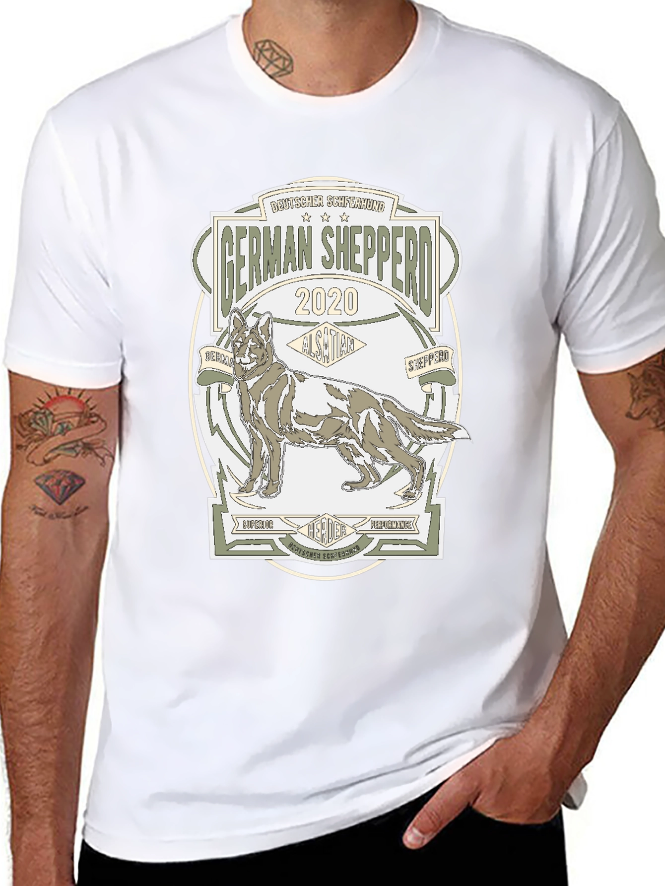German Shepherd T-Shirt - Dog Breed Graphic Tee