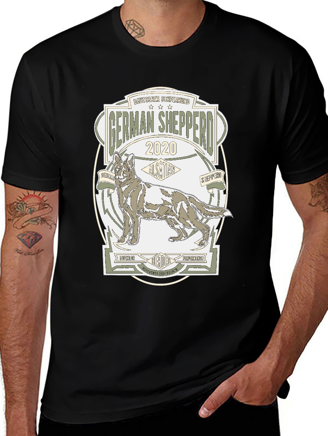 German Shepherd T-Shirt - Dog Breed Graphic Tee
