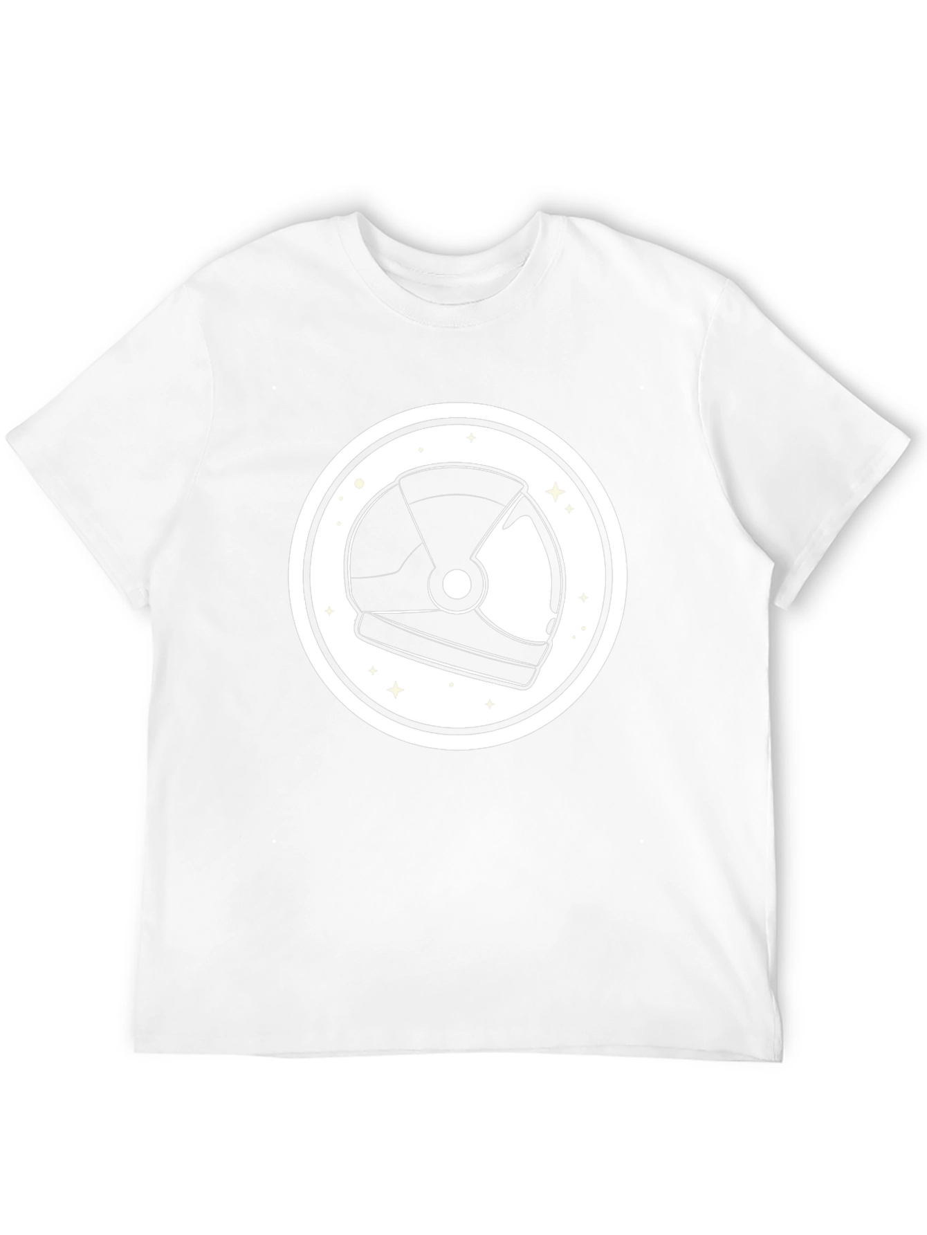 Astronaut Helmet Graphic Tee - Black