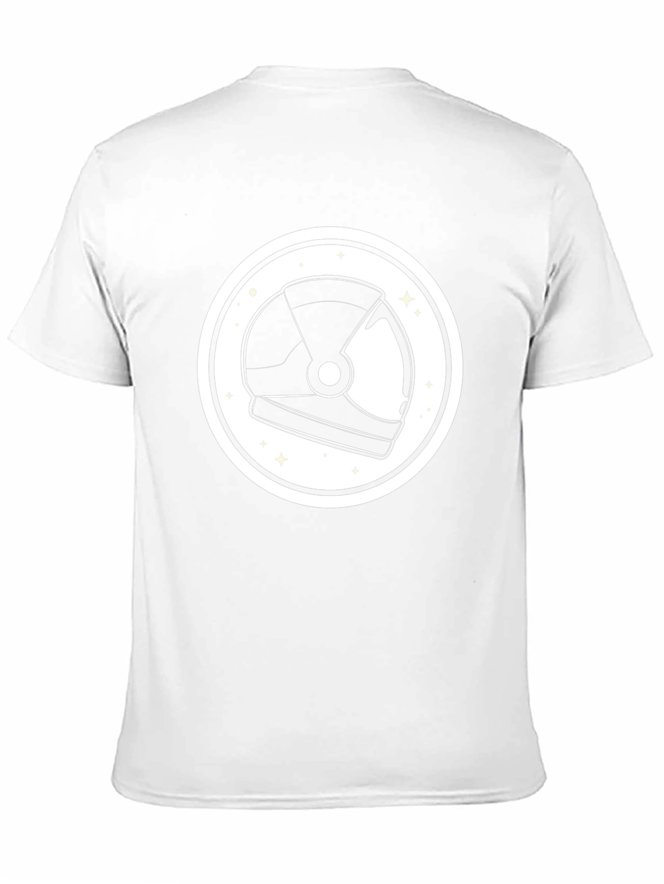 Astronaut Helmet Graphic Tee - Black