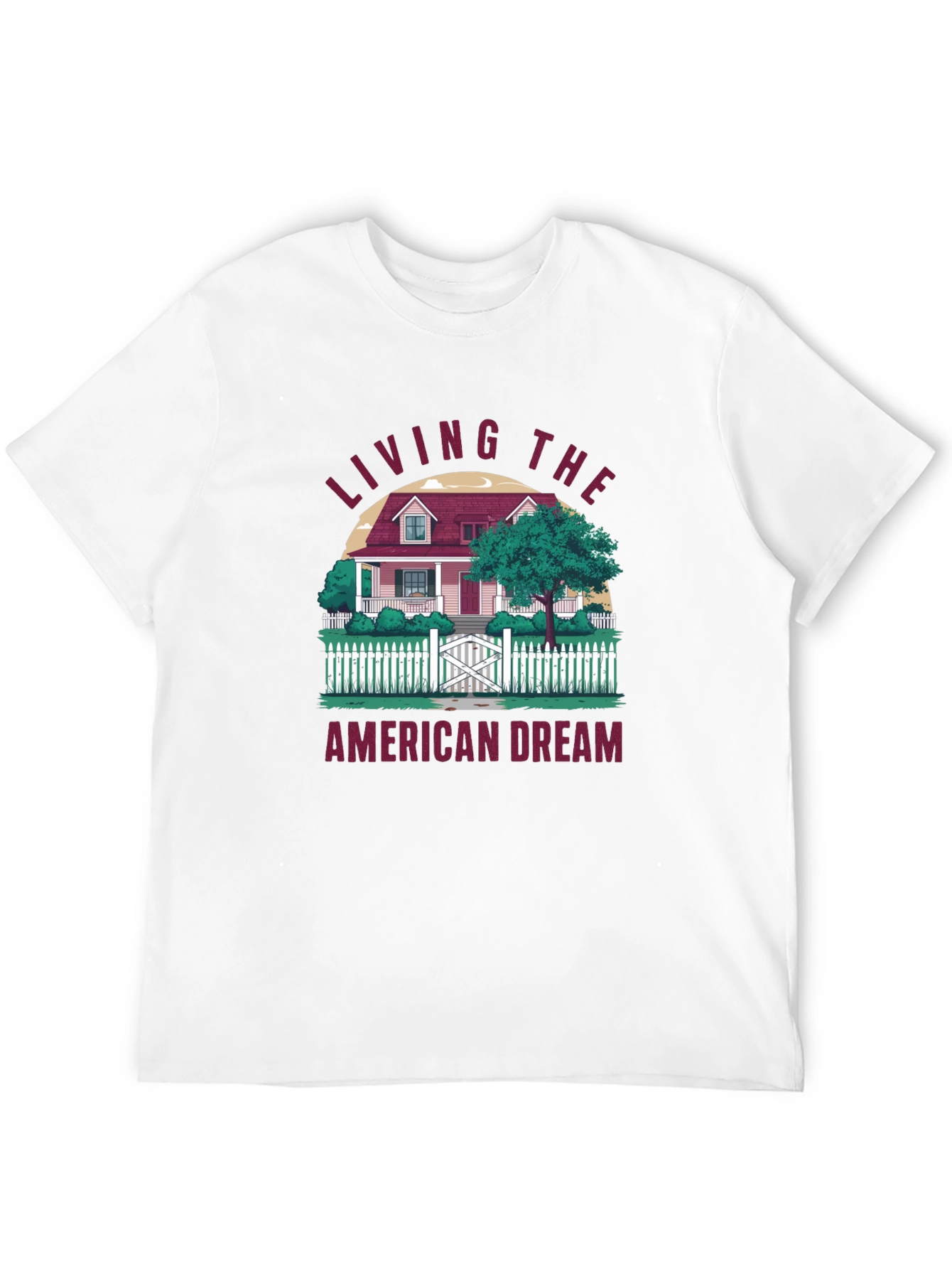 Living The American Dream Graphic T-Shirt