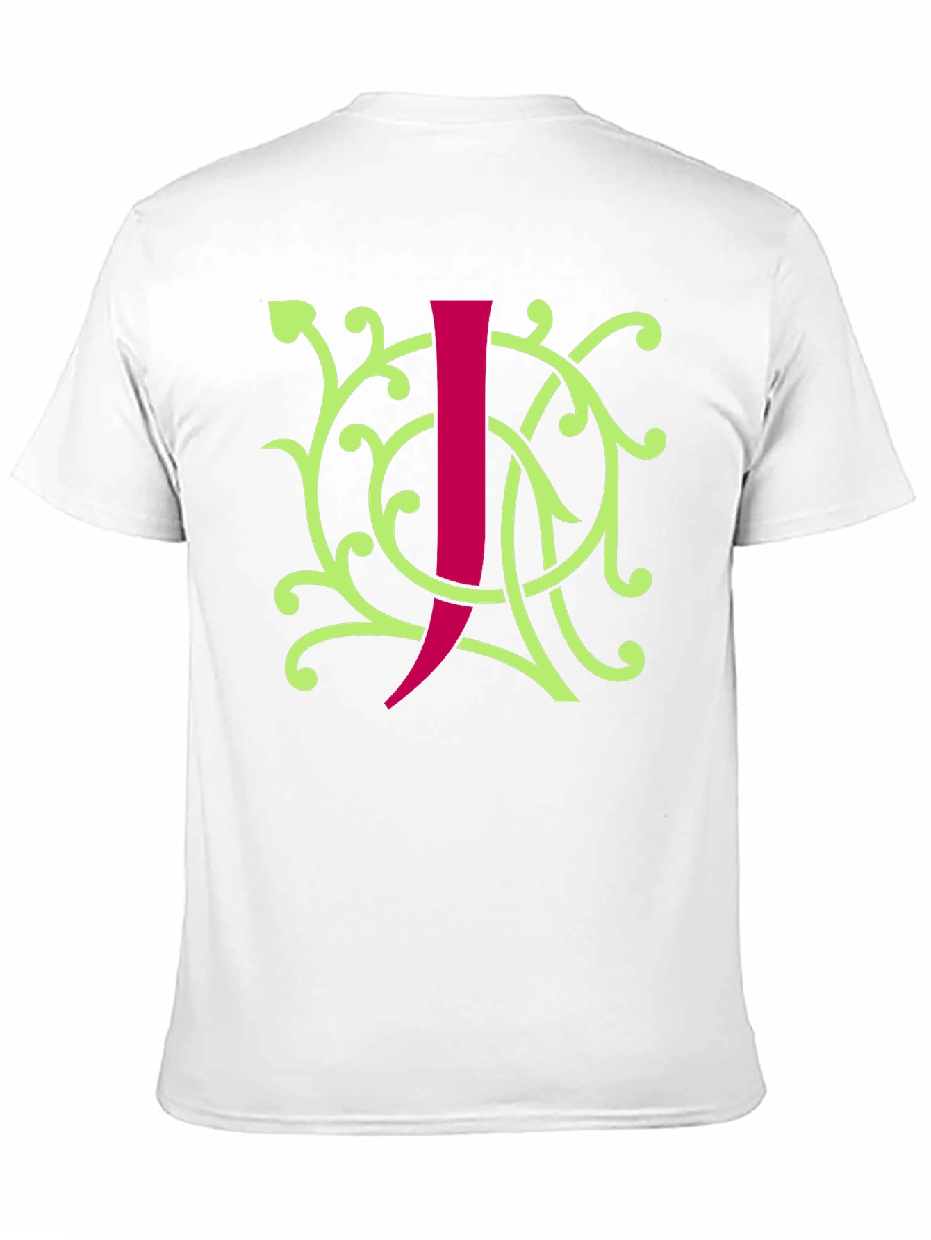 Initial J Black Graphic Tee