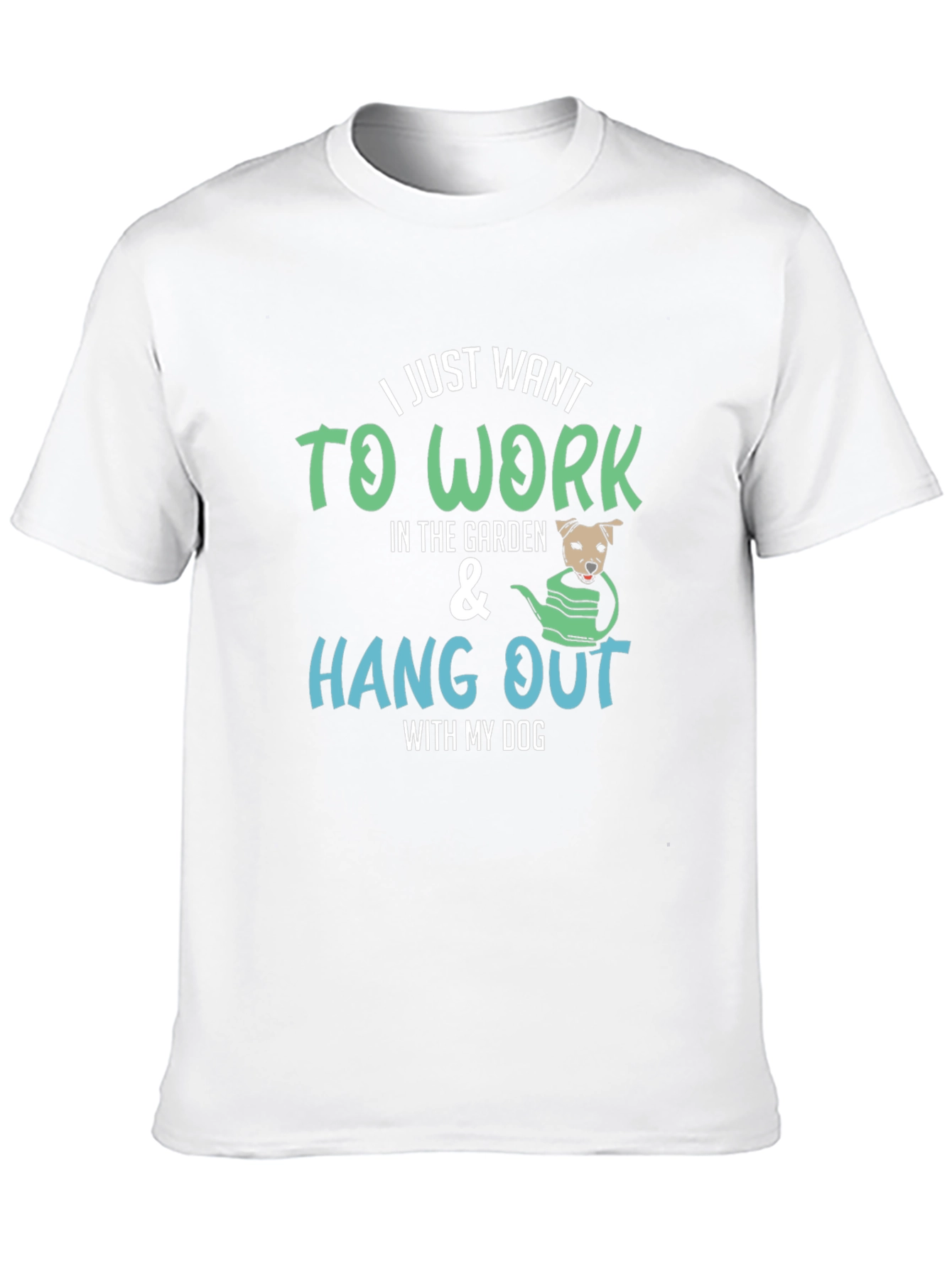 Gardening Dog T-Shirt - Work in the Garden