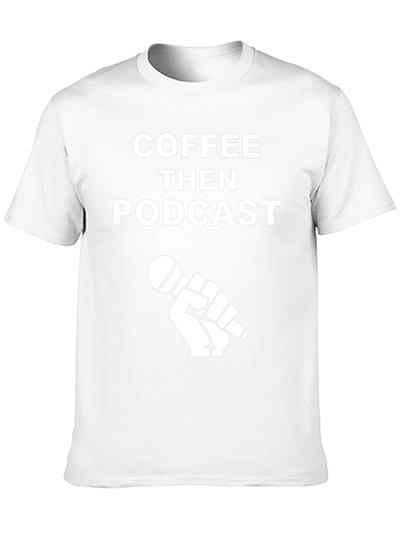 Coffee Then Podcast Graphic T-Shirt