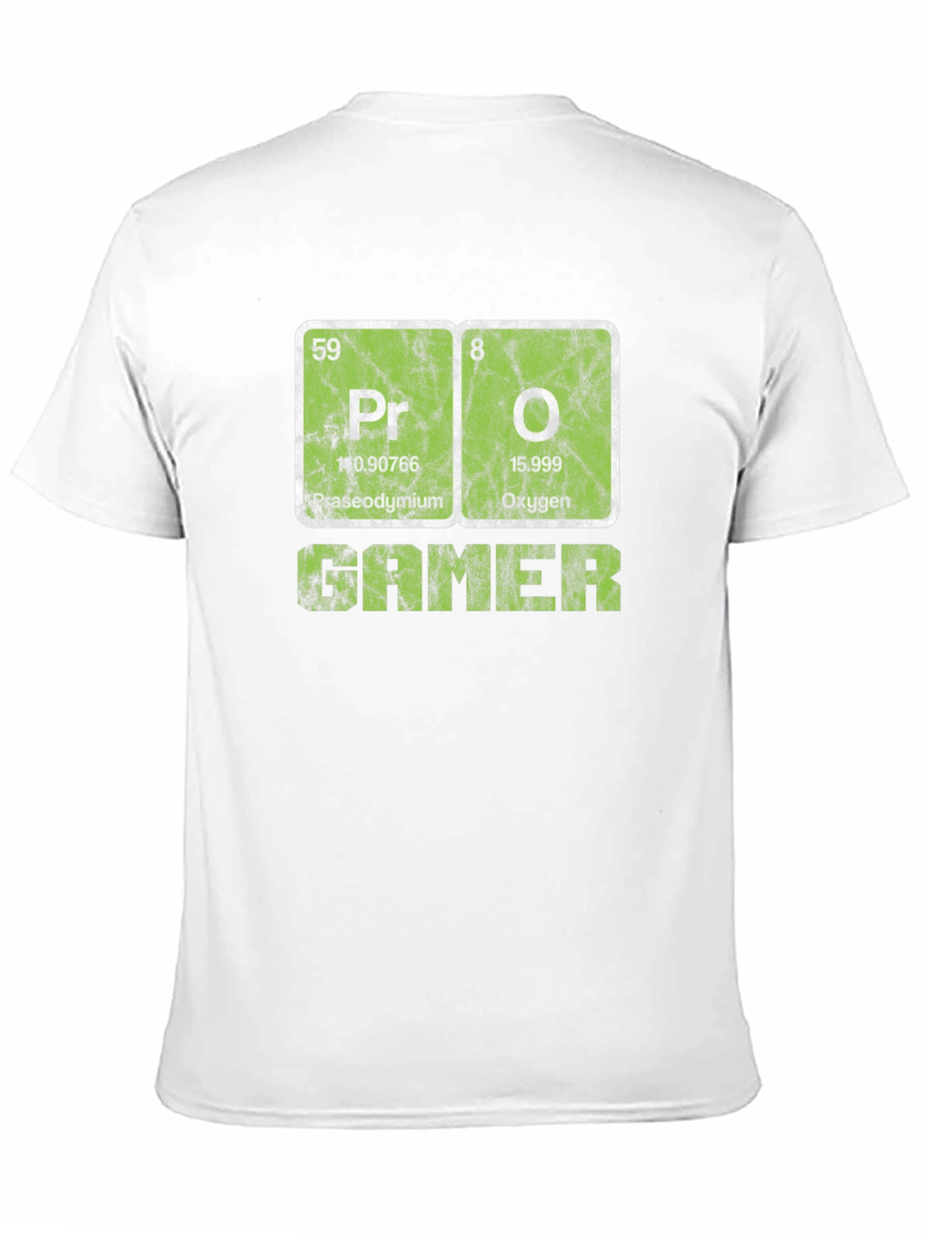 Periodic Table Gamer Black T-Shirt