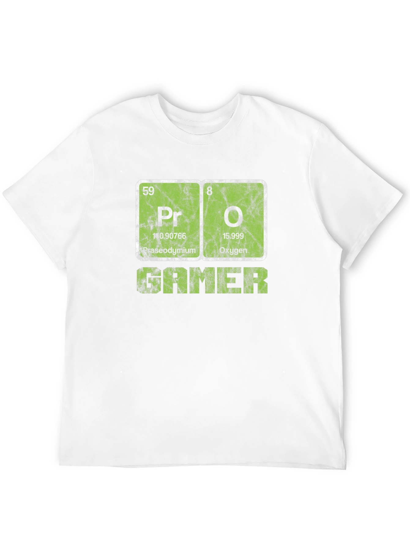 Periodic Table Gamer Black T-Shirt