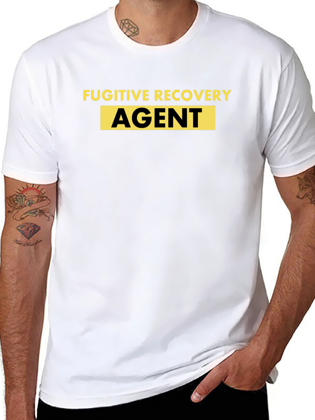 Fugitive Recovery Agent Black T-Shirt