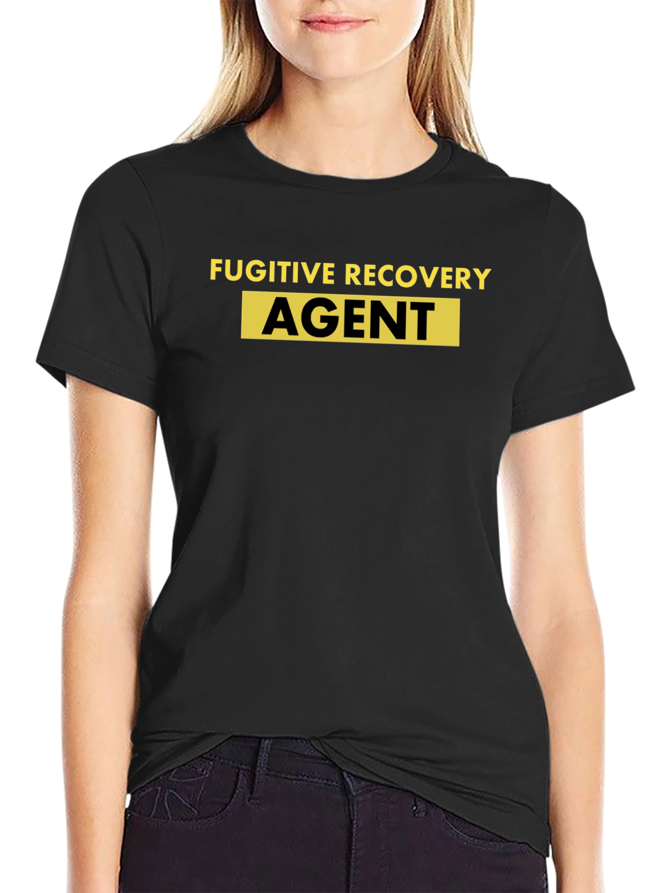 Fugitive Recovery Agent Black T-Shirt
