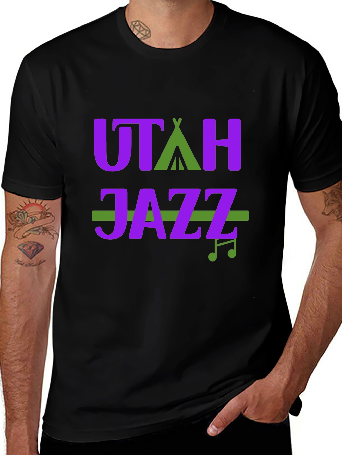 Utah Jazz Graphic T-Shirt - Stylish Team Apparel