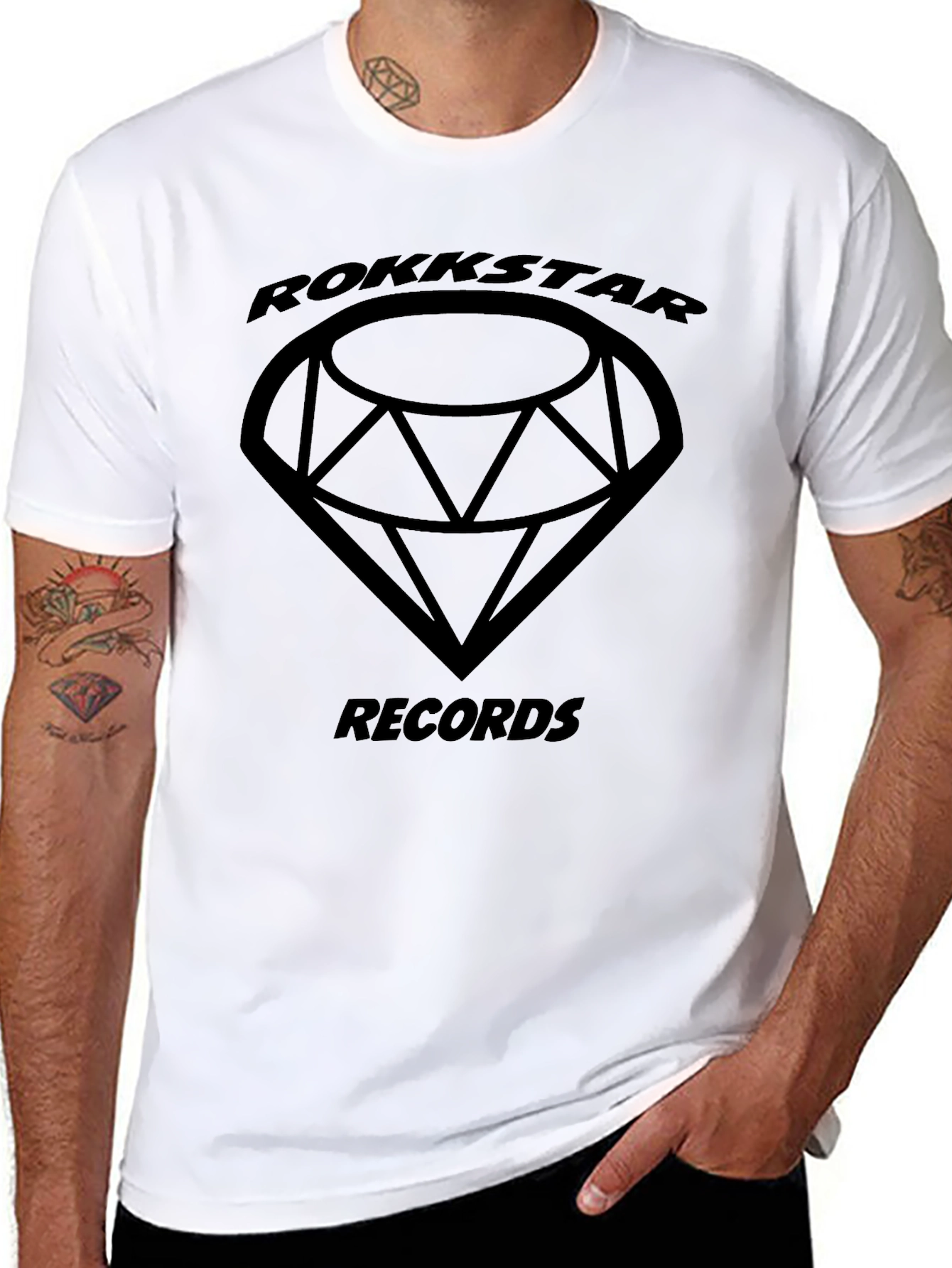 Rokkstar Records Black Diamond T-Shirt