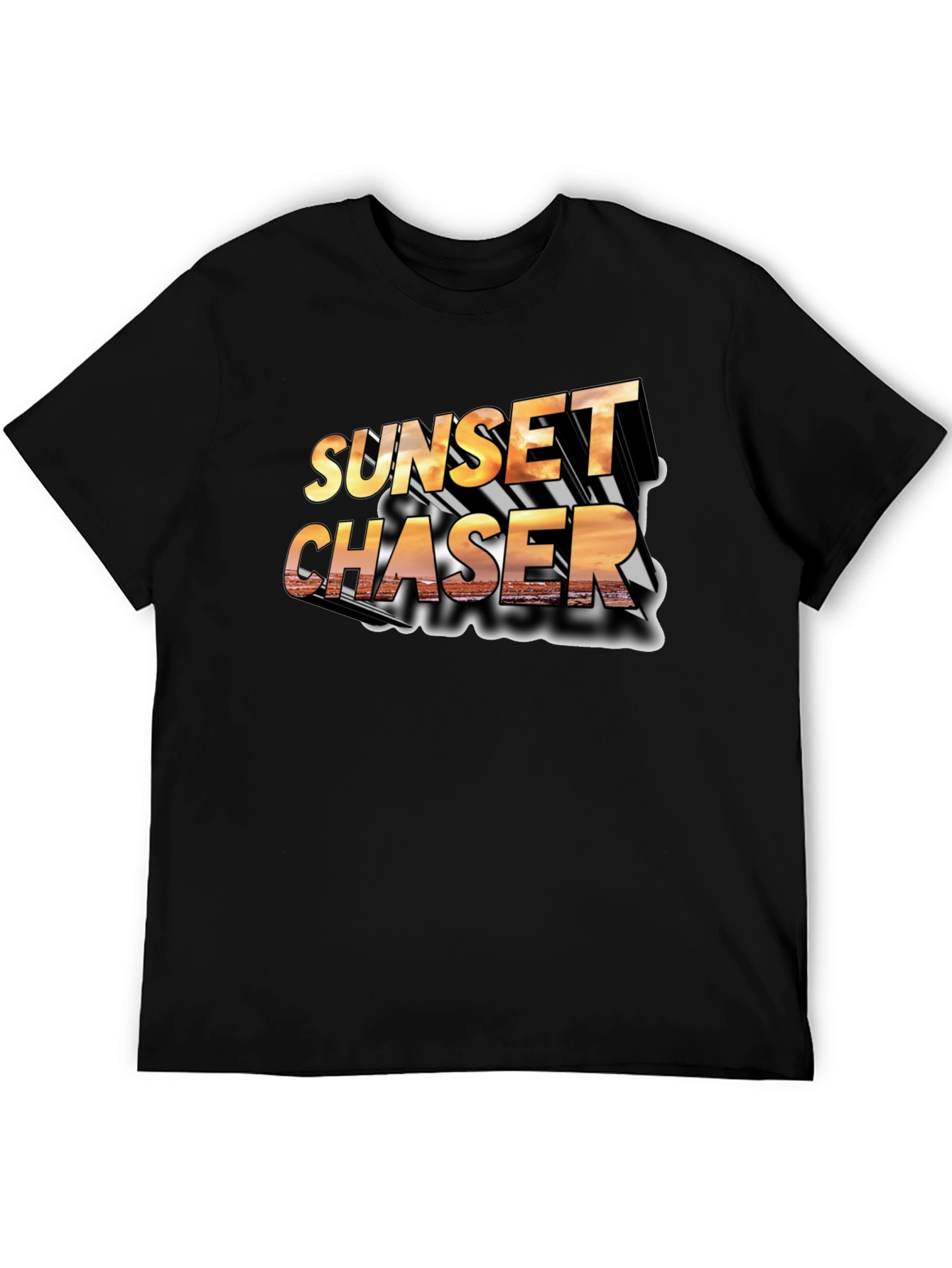 Sunset Chaser Black T-Shirt