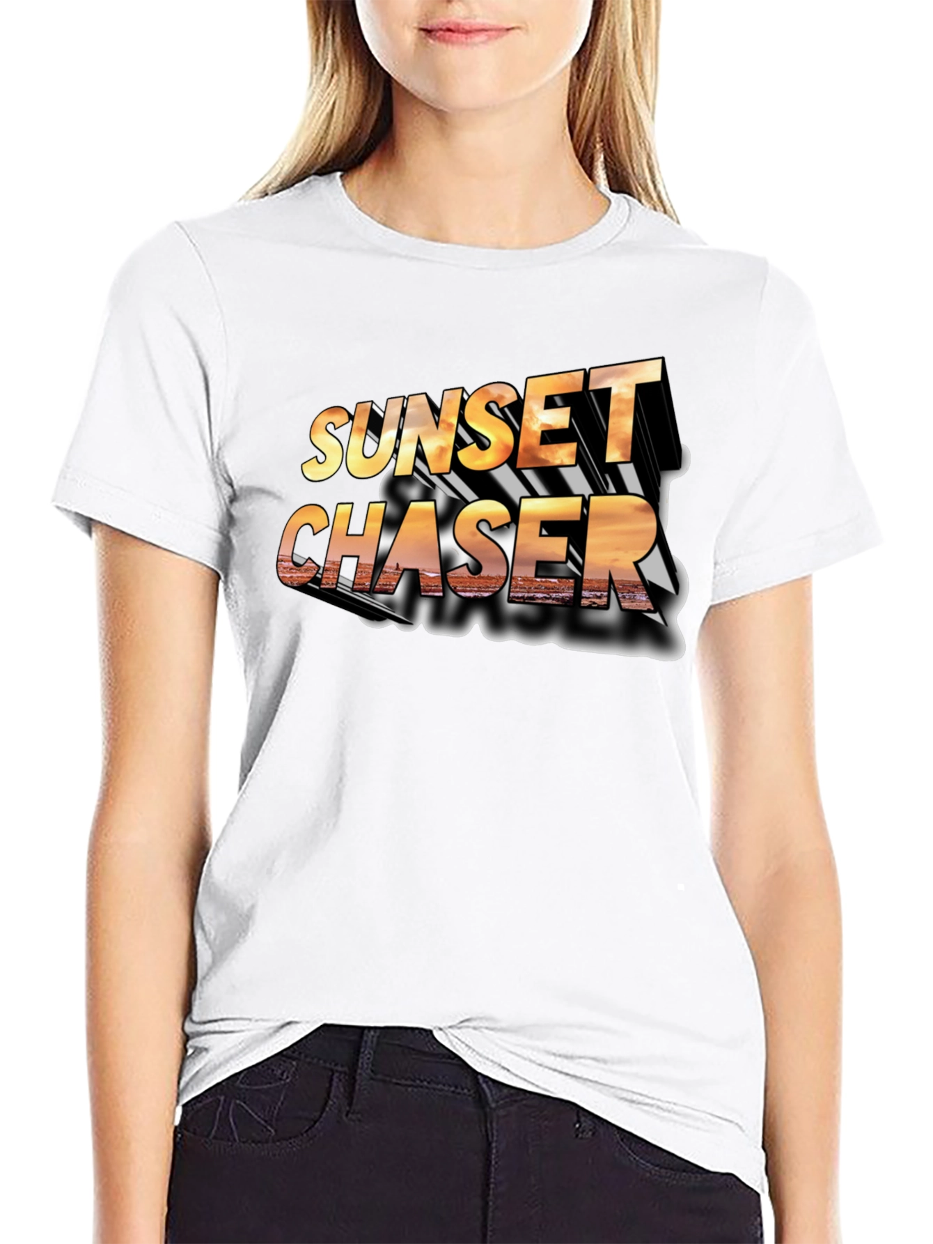 Sunset Chaser Black T-Shirt