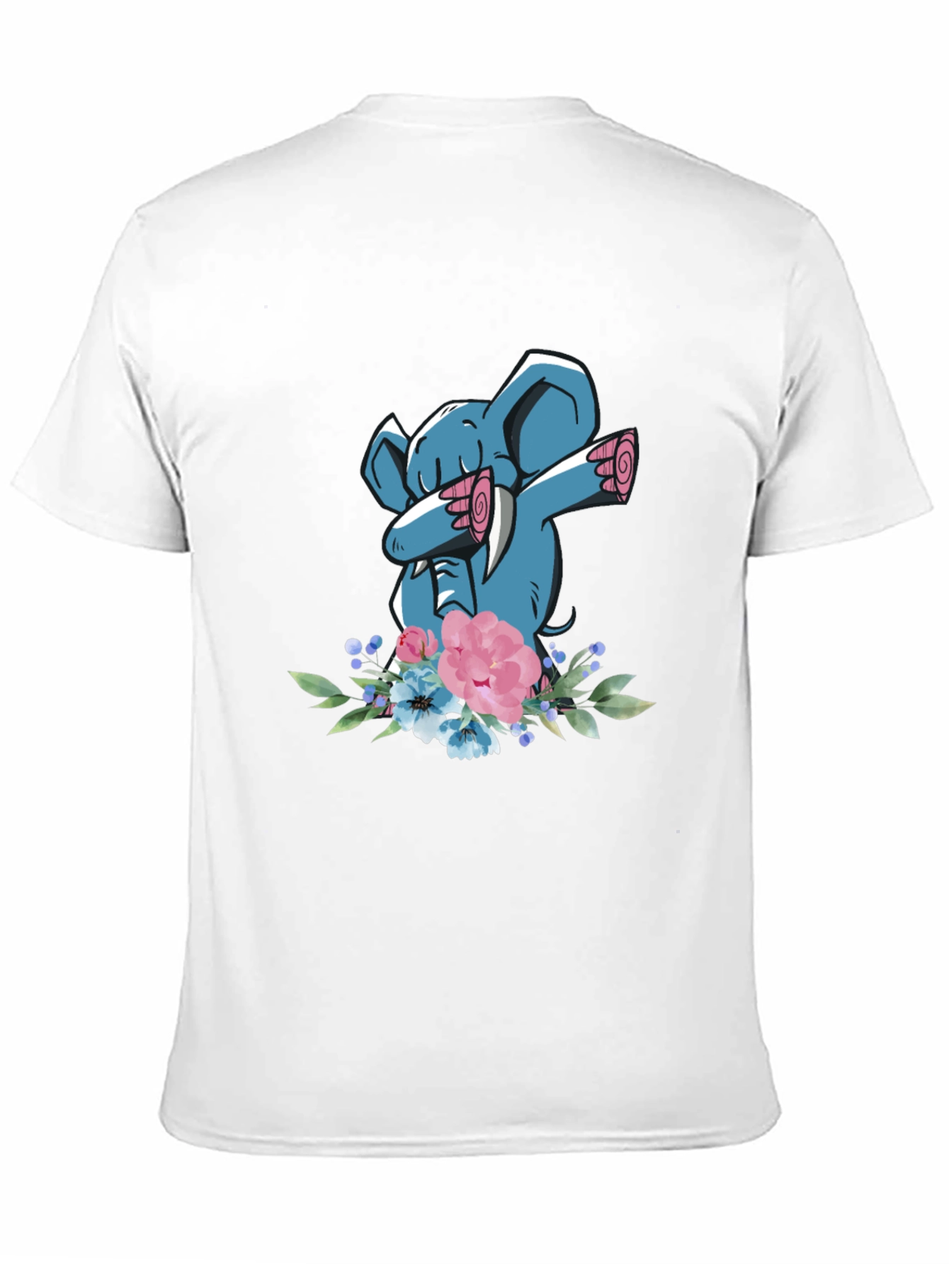 Elephant Dab Flower T-Shirt