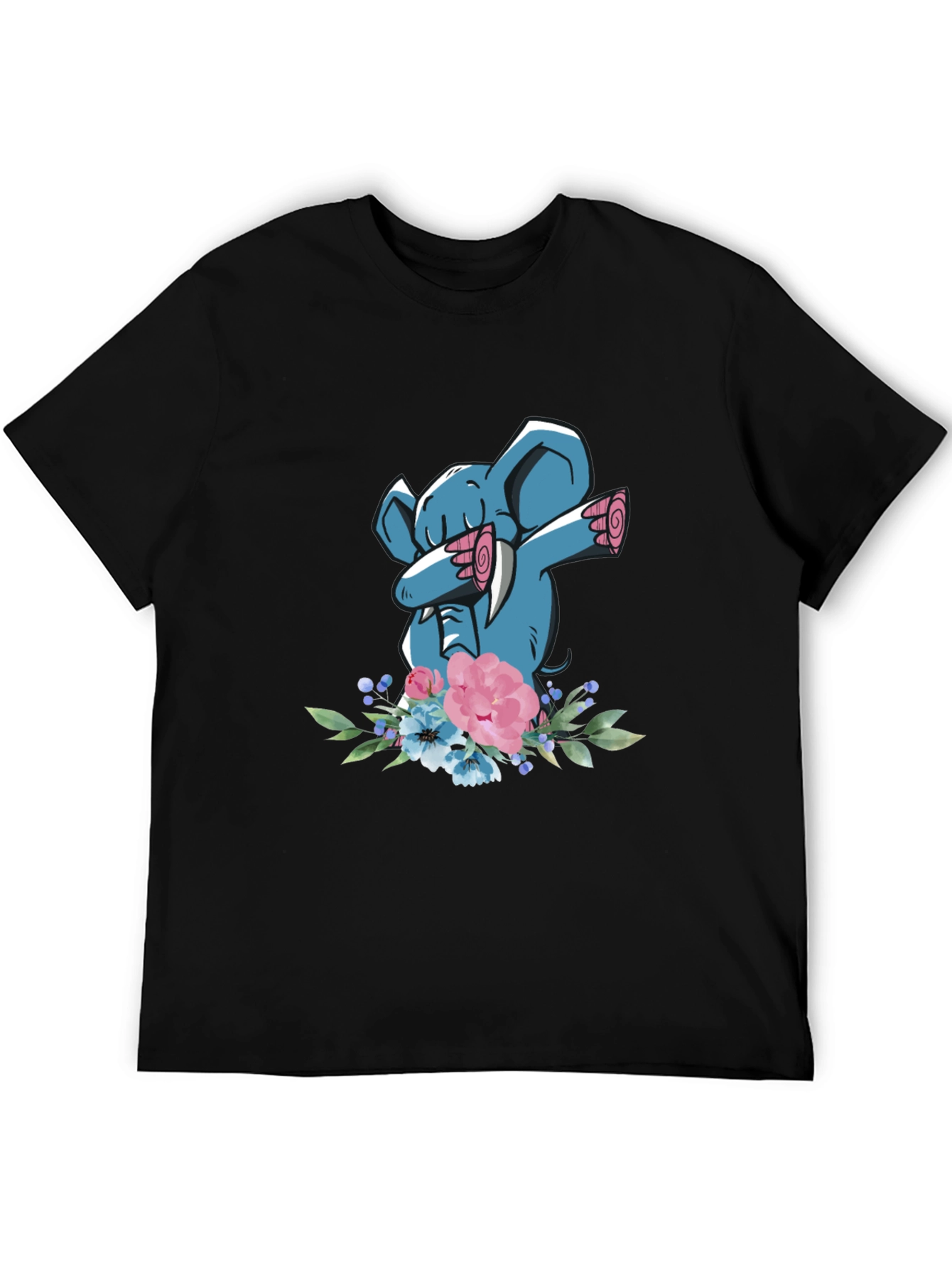 Elephant Dab Flower T-Shirt