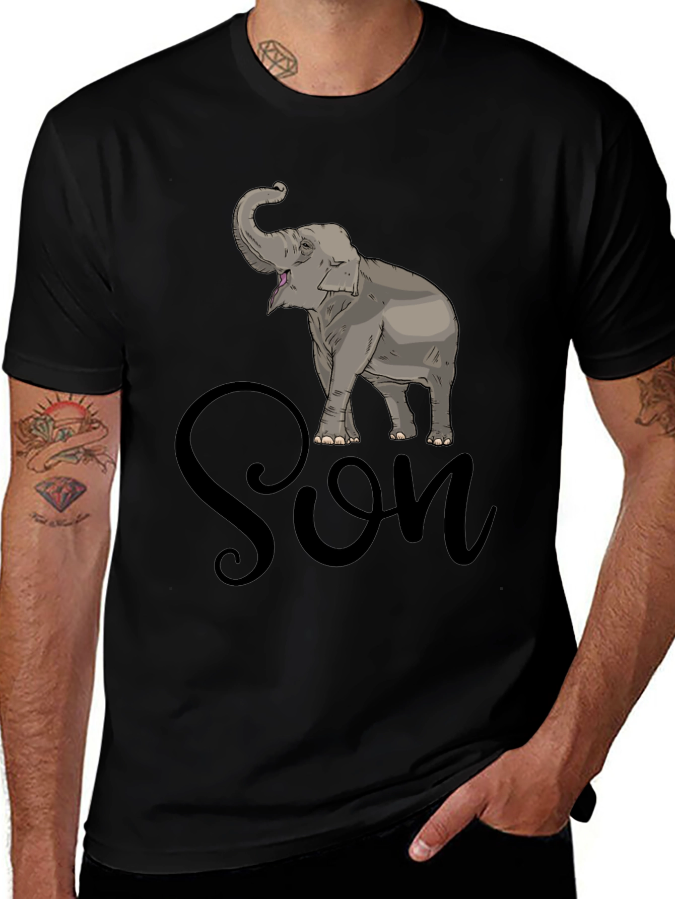 Elephant Son T-Shirt - Mens Graphic Tee