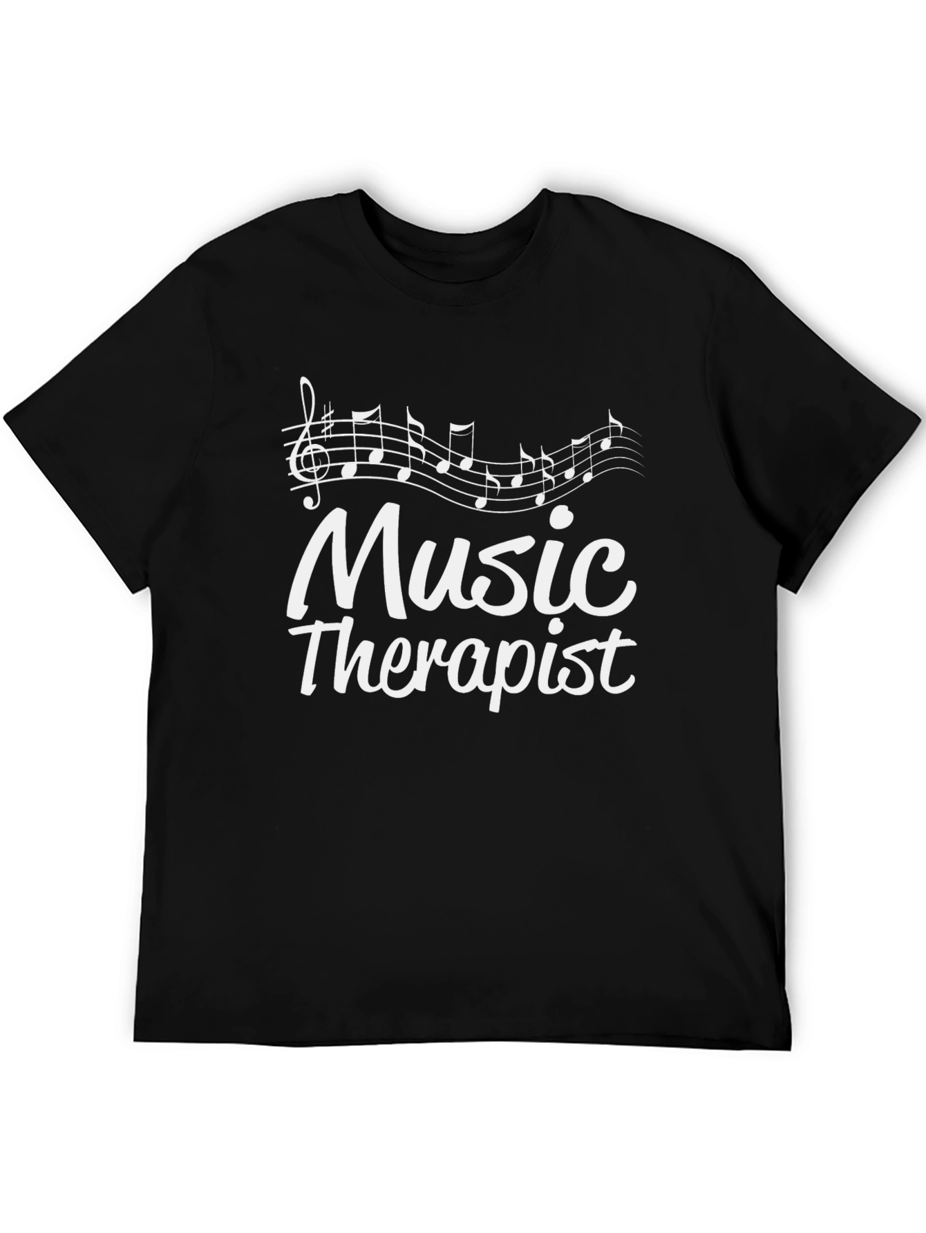 Music Therapist T-Shirt - Treble Clef Design