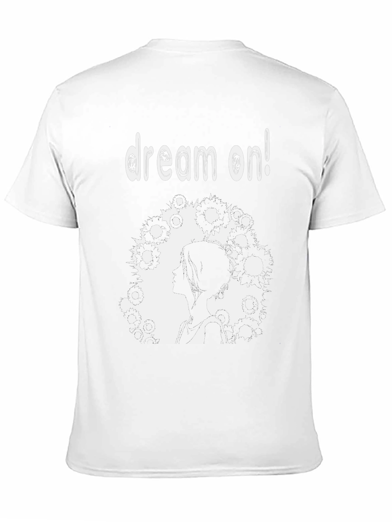 Dream On Black Graphic Tee