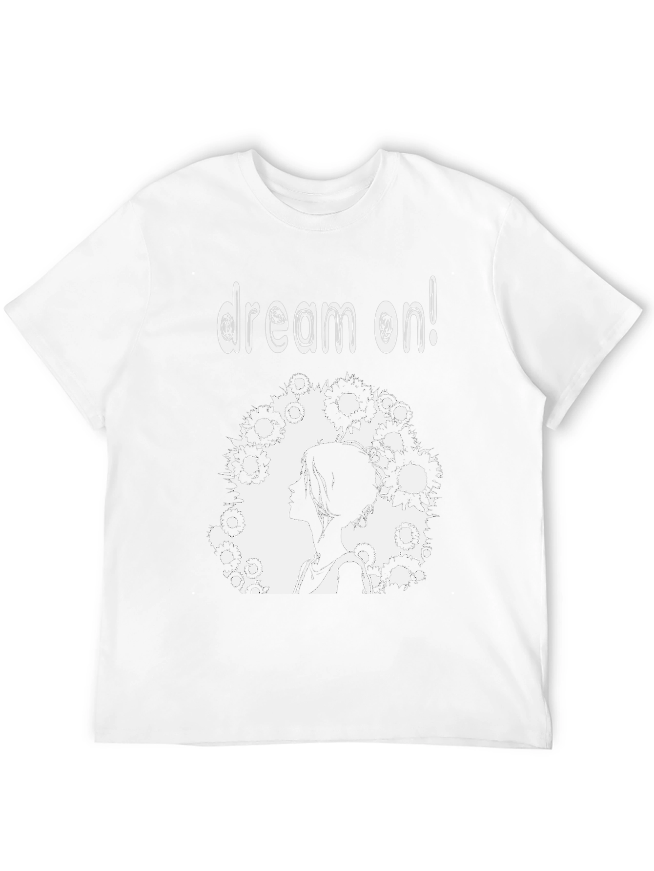 Dream On Black Graphic Tee