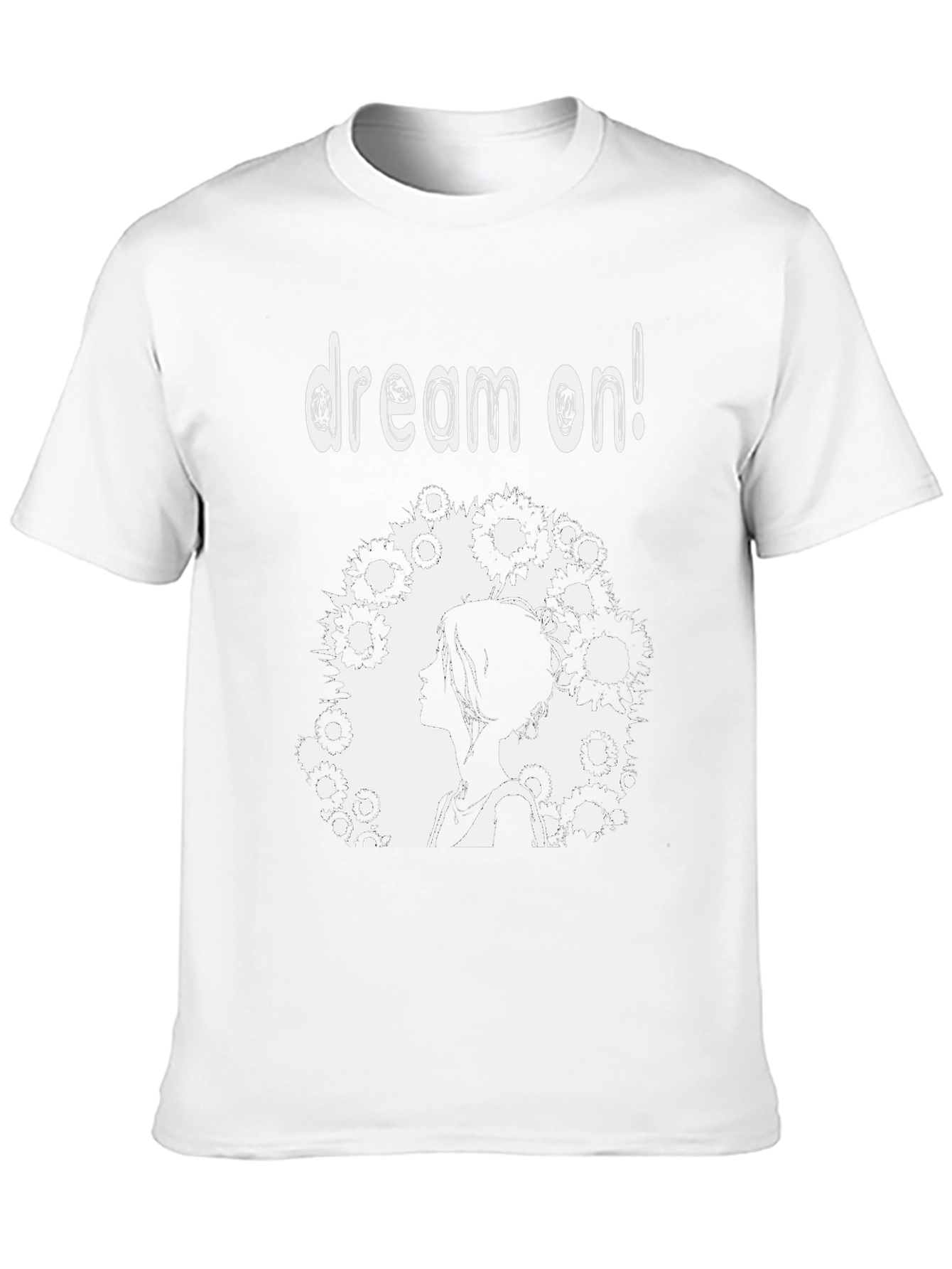 Dream On Black Graphic Tee