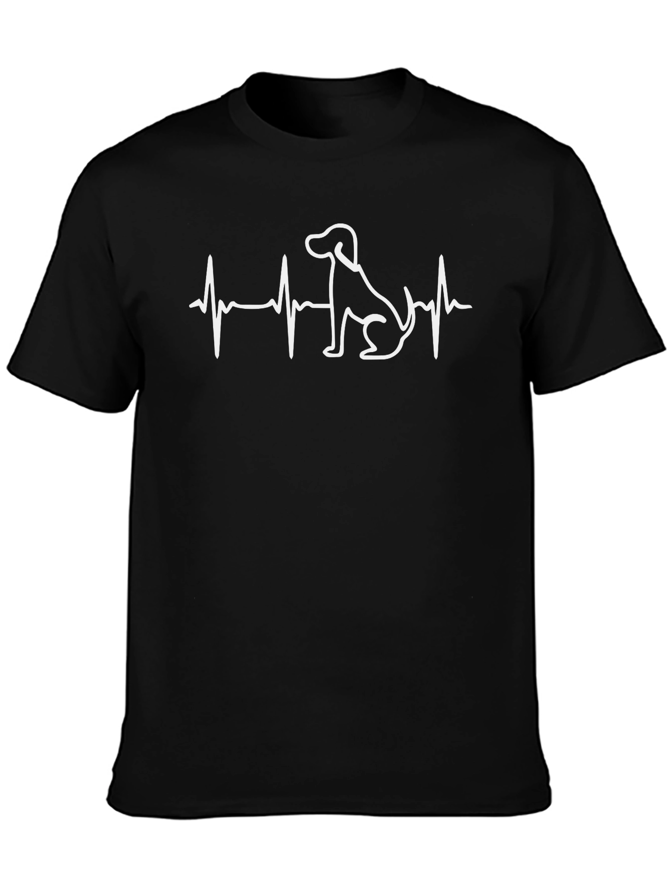 Dog Heartbeat T-Shirt - Pet Lover Tee
