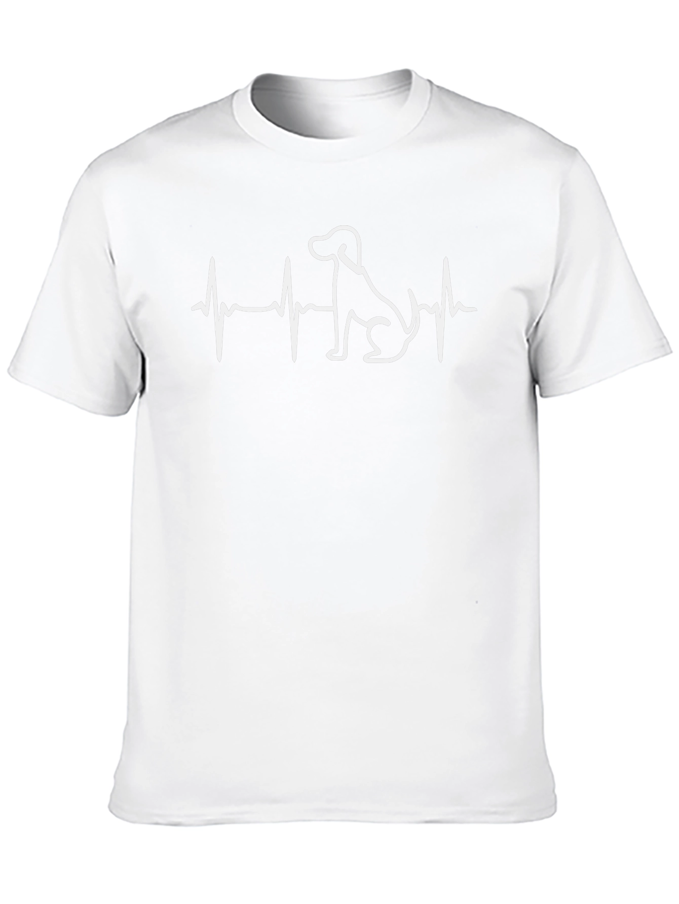 Dog Heartbeat T-Shirt - Pet Lover Tee