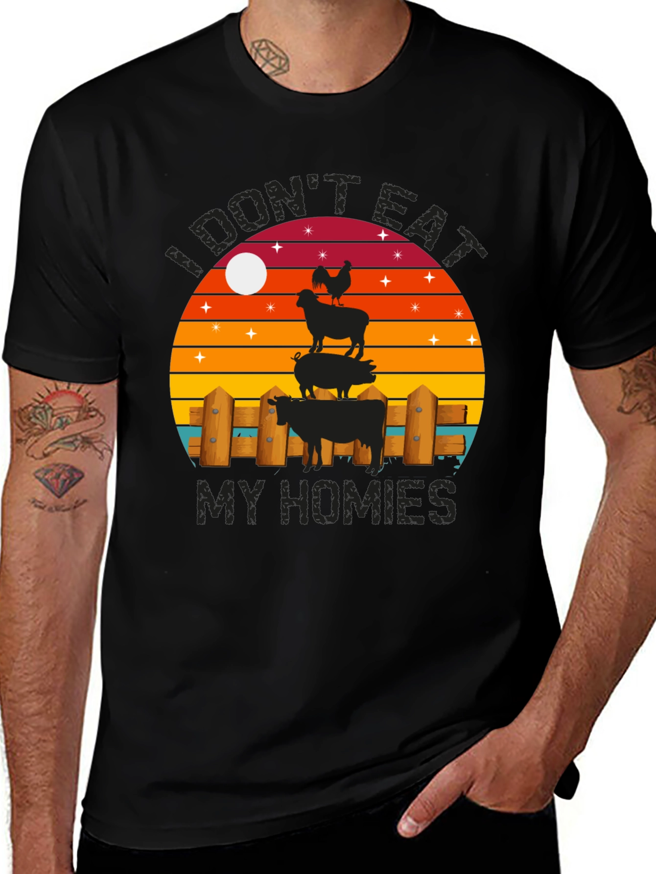 I Dont Eat My Homies Graphic T-Shirt