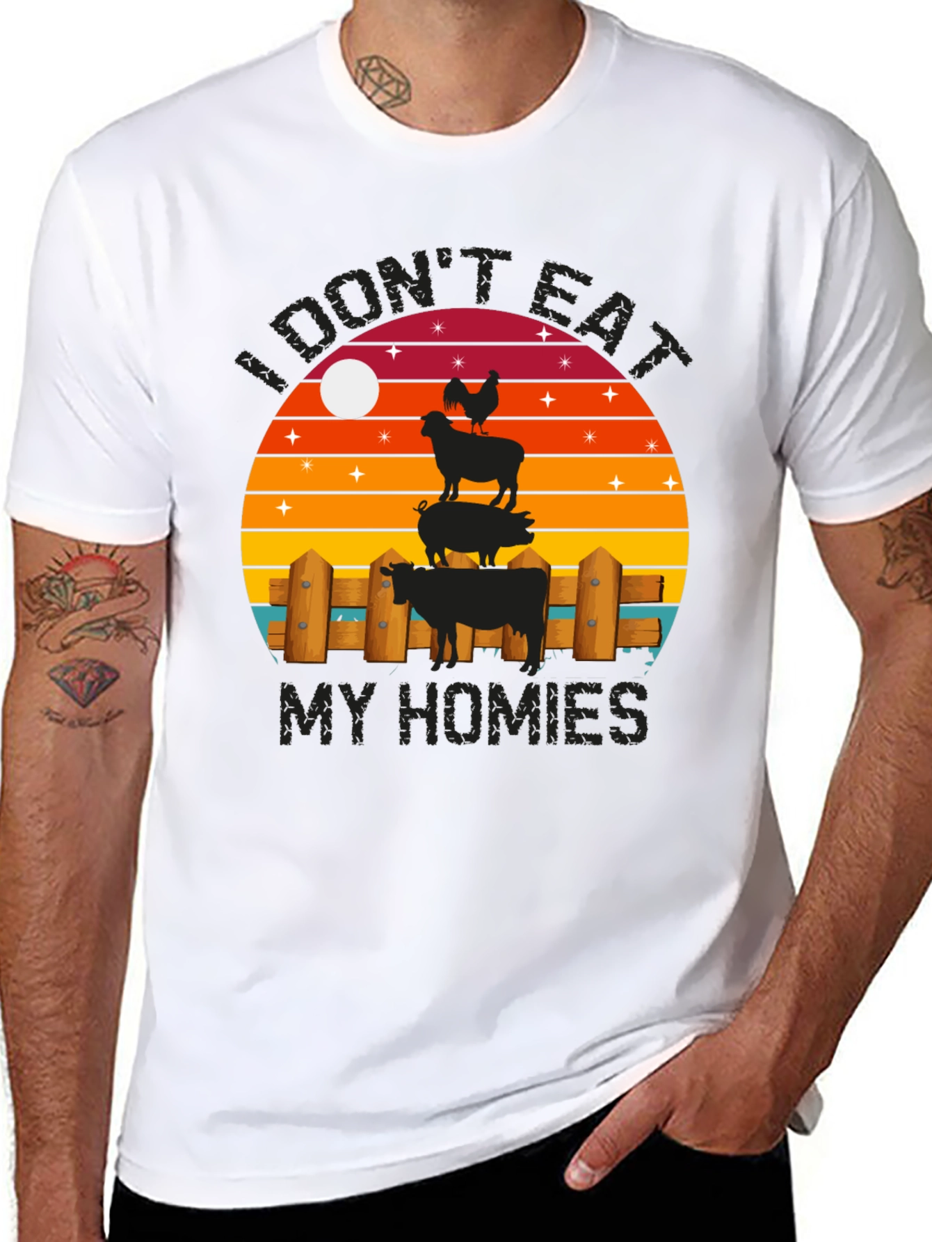 I Dont Eat My Homies Graphic T-Shirt
