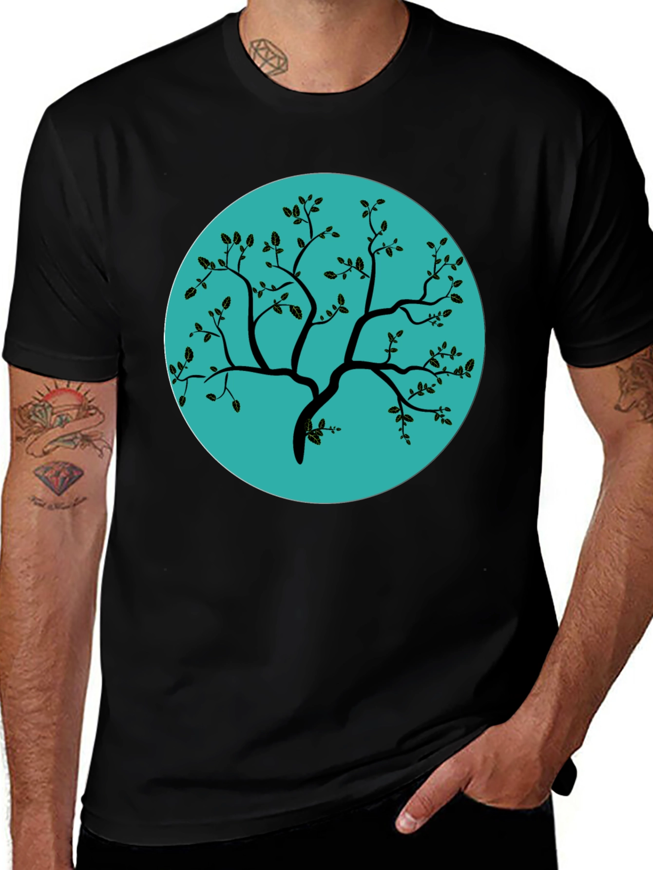 Nature Tree Graphic Tee - Modern Stylish Design