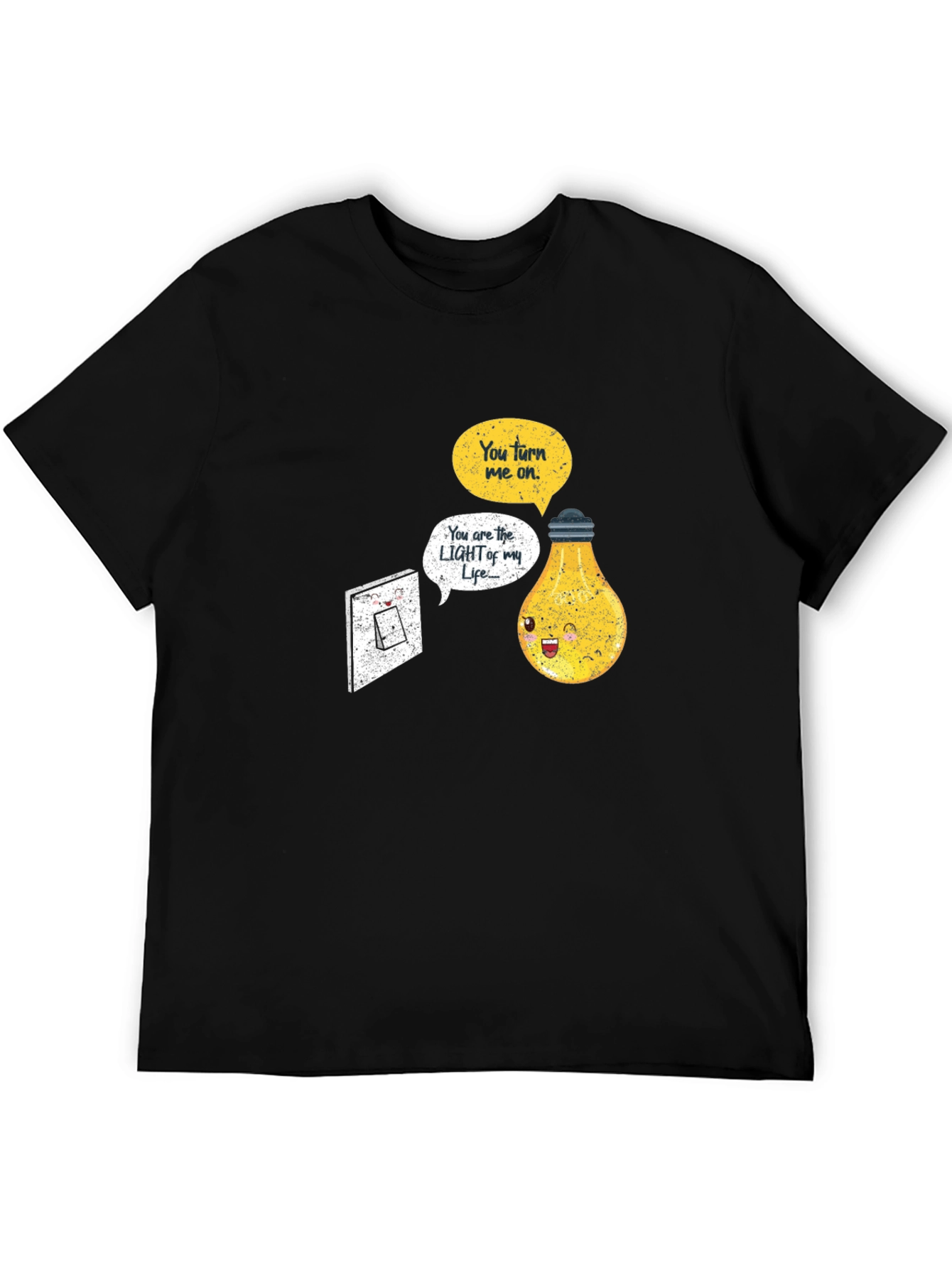 Funny Lightbulb T-Shirt You Turn Me On