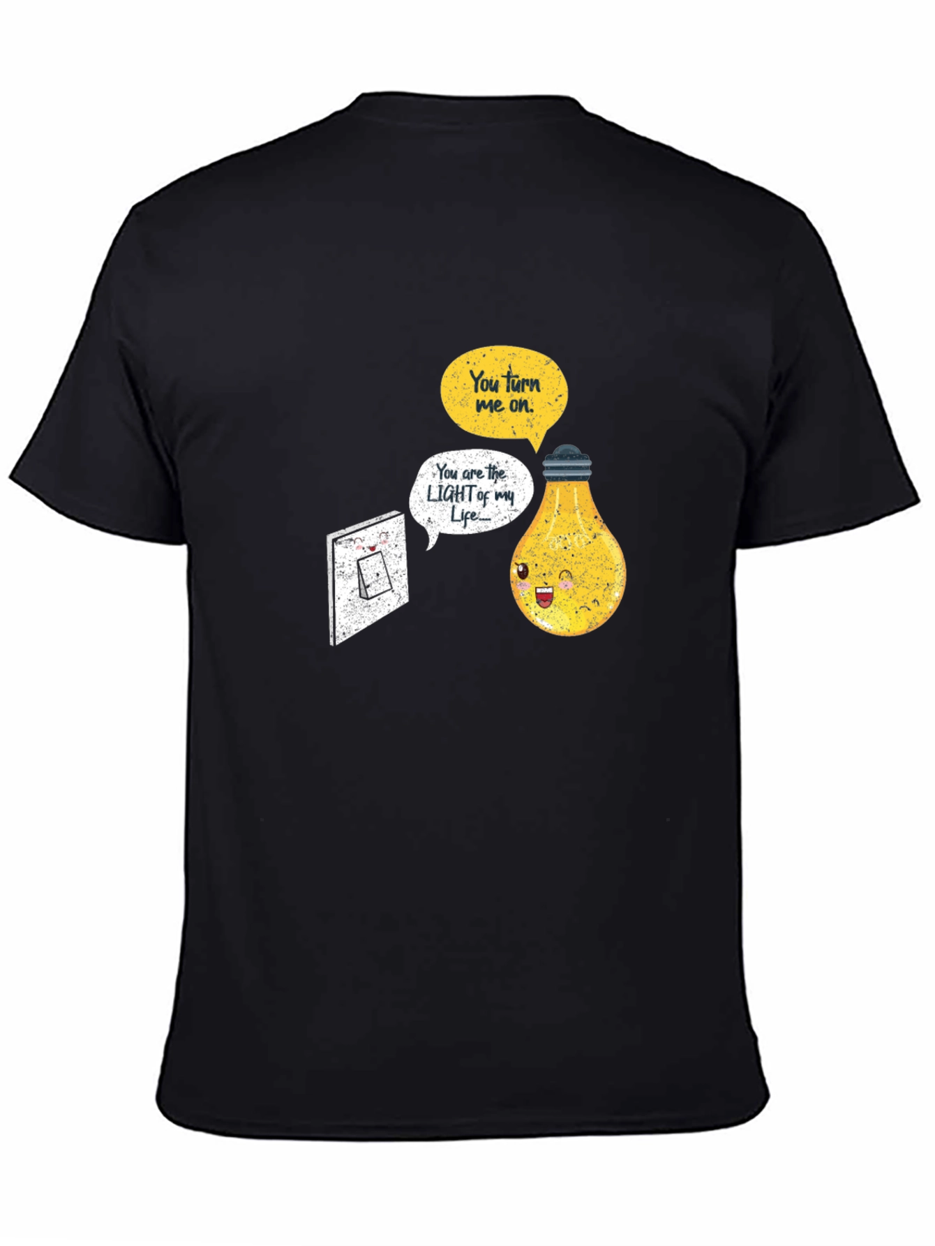 Funny Lightbulb T-Shirt You Turn Me On