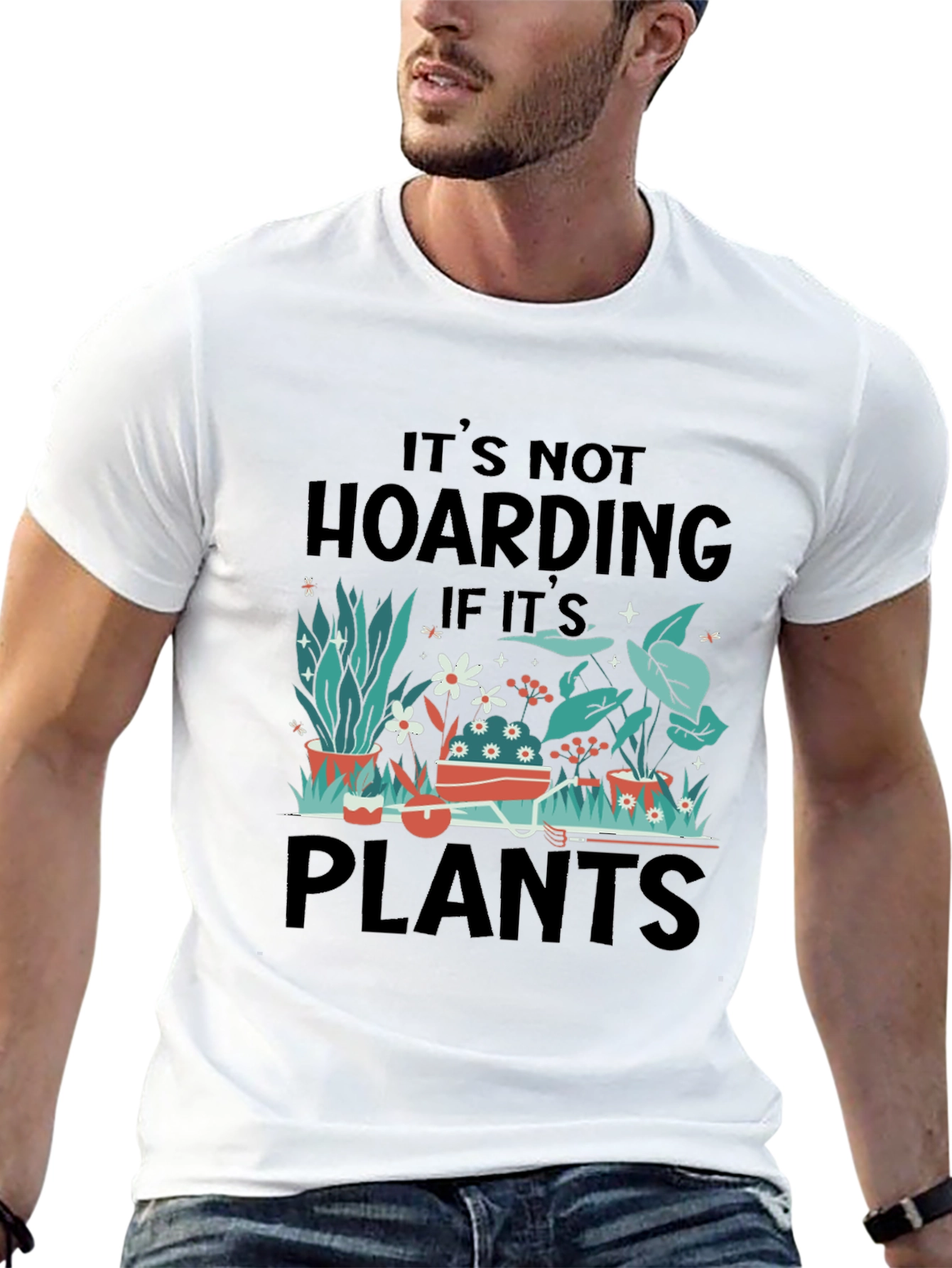 Its Not Hoarding If Its Plants Graphic T-Shirt