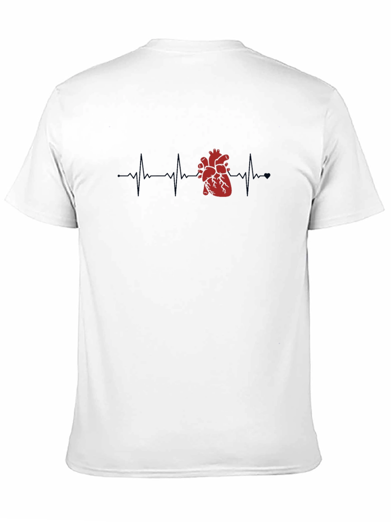 Heartbeat T-Shirt: Anatomical Heart Design