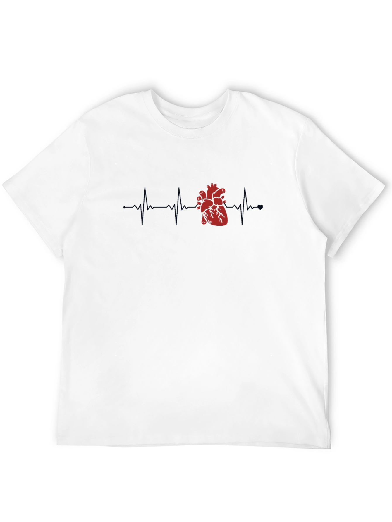 Heartbeat T-Shirt: Anatomical Heart Design