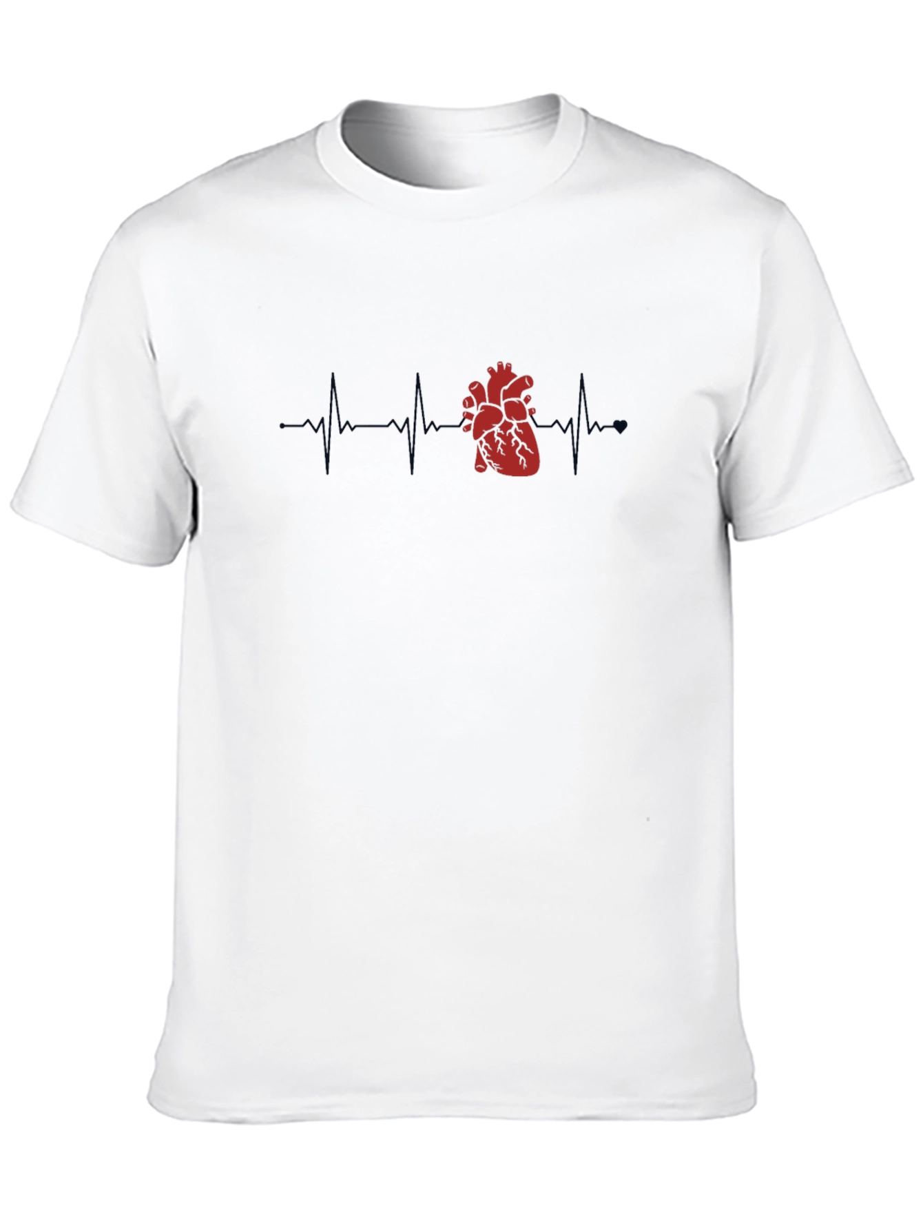Heartbeat T-Shirt: Anatomical Heart Design