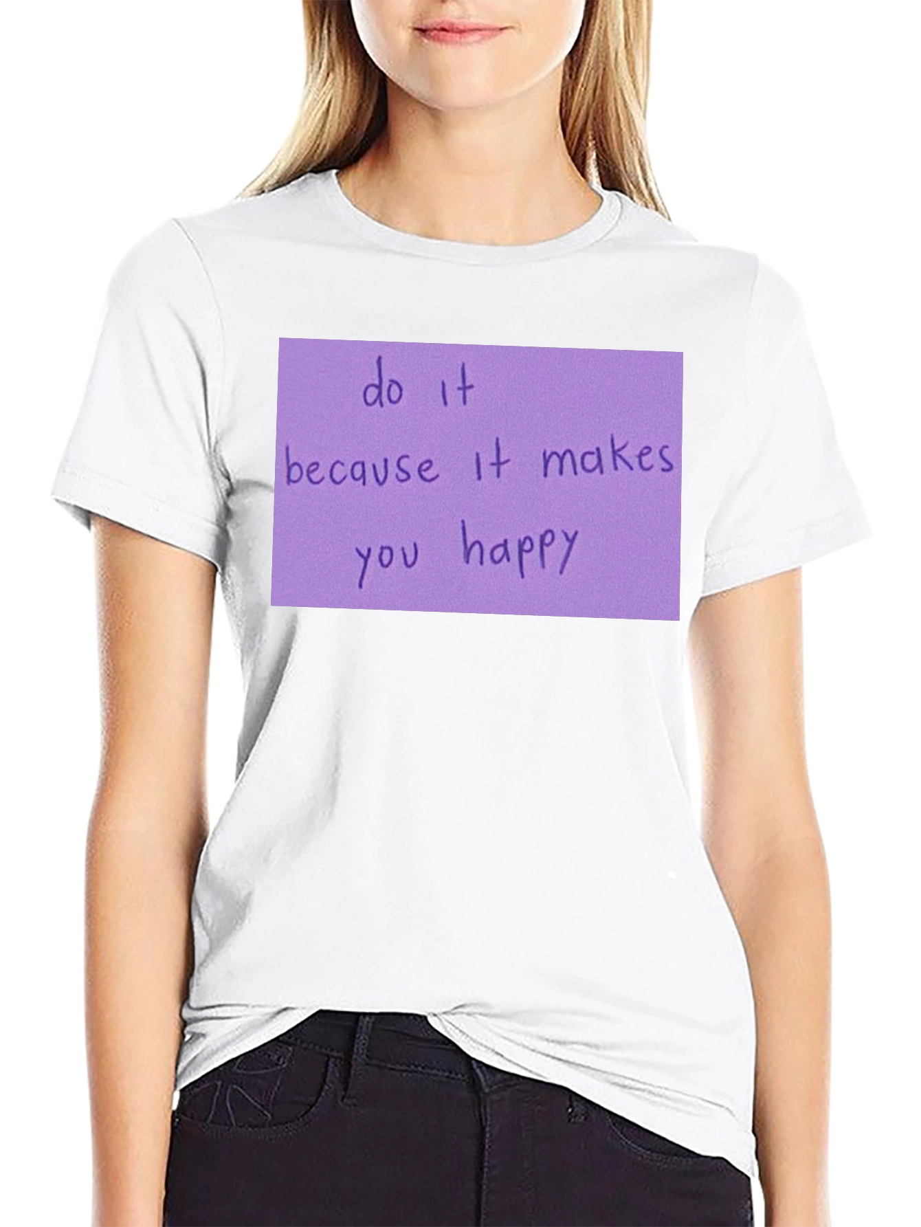 Motivational Quote Black T-Shirt