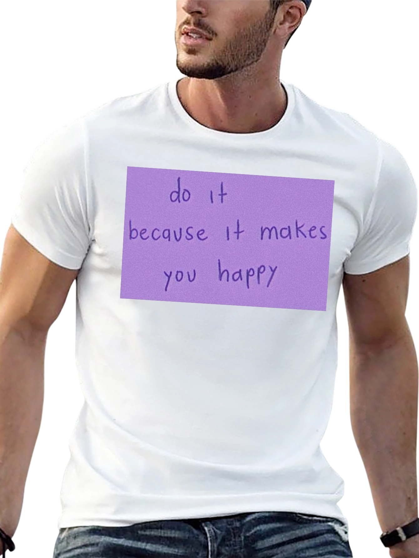 Motivational Quote Black T-Shirt