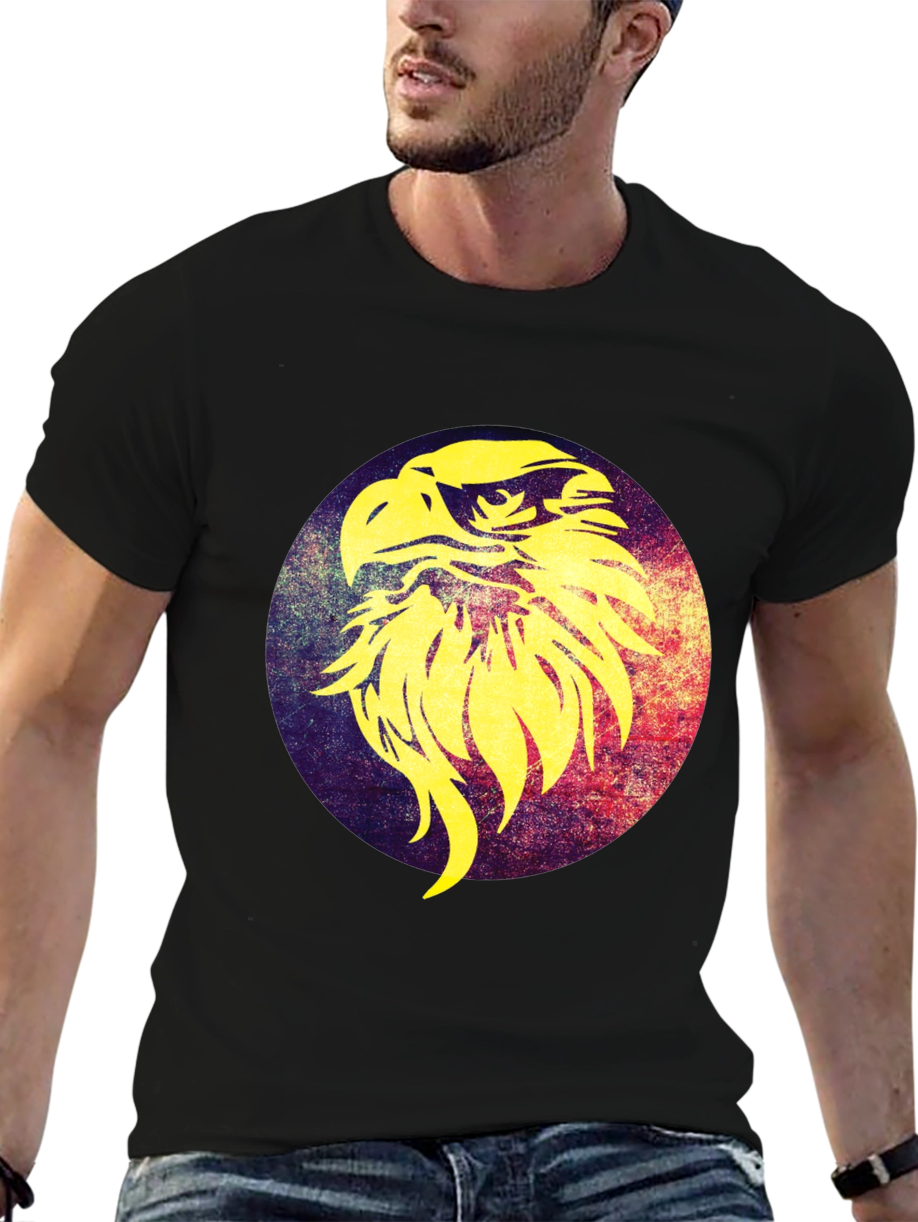 Eagle Graphic Black T-Shirt