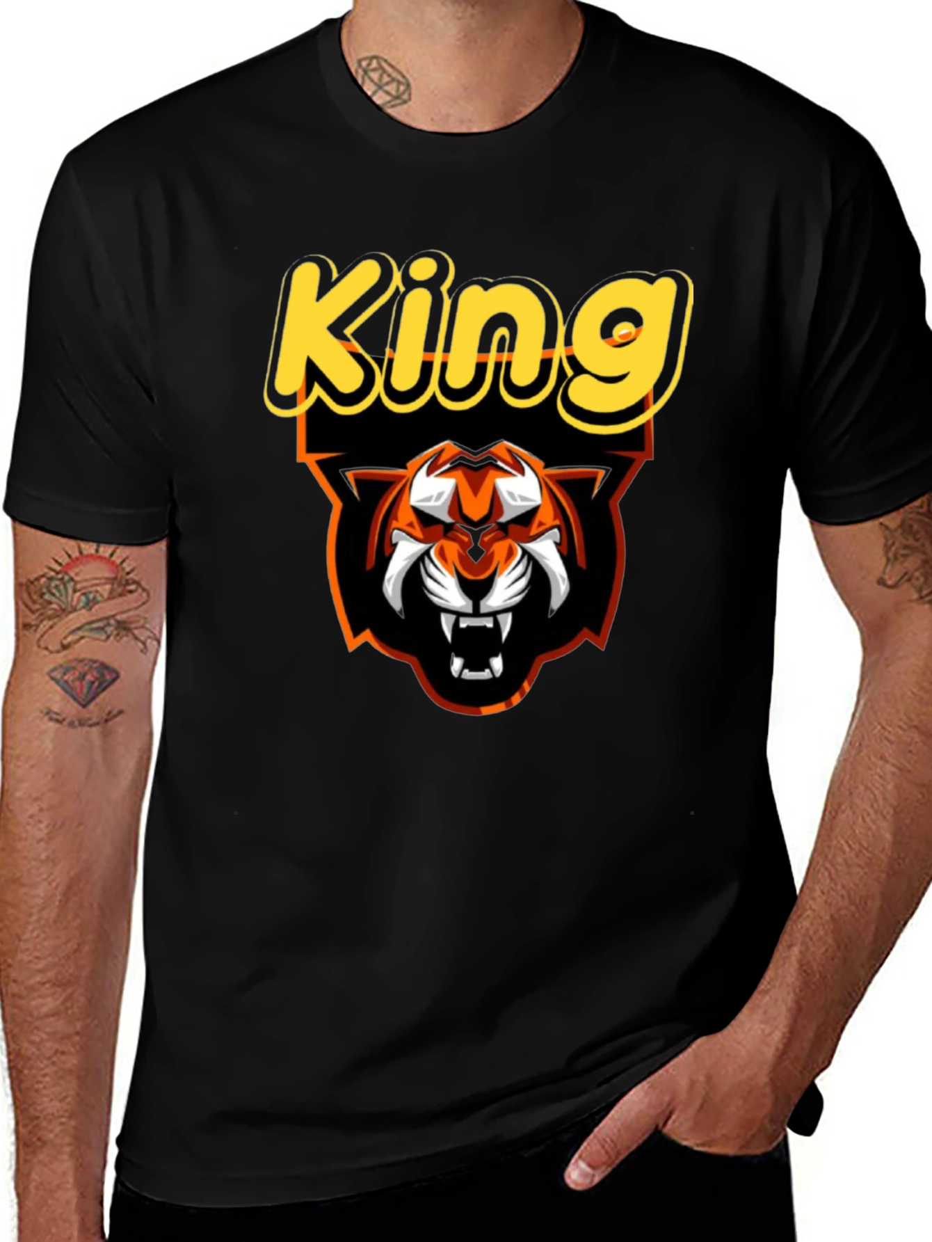 King Tiger Graphic Tee - Fierce Style