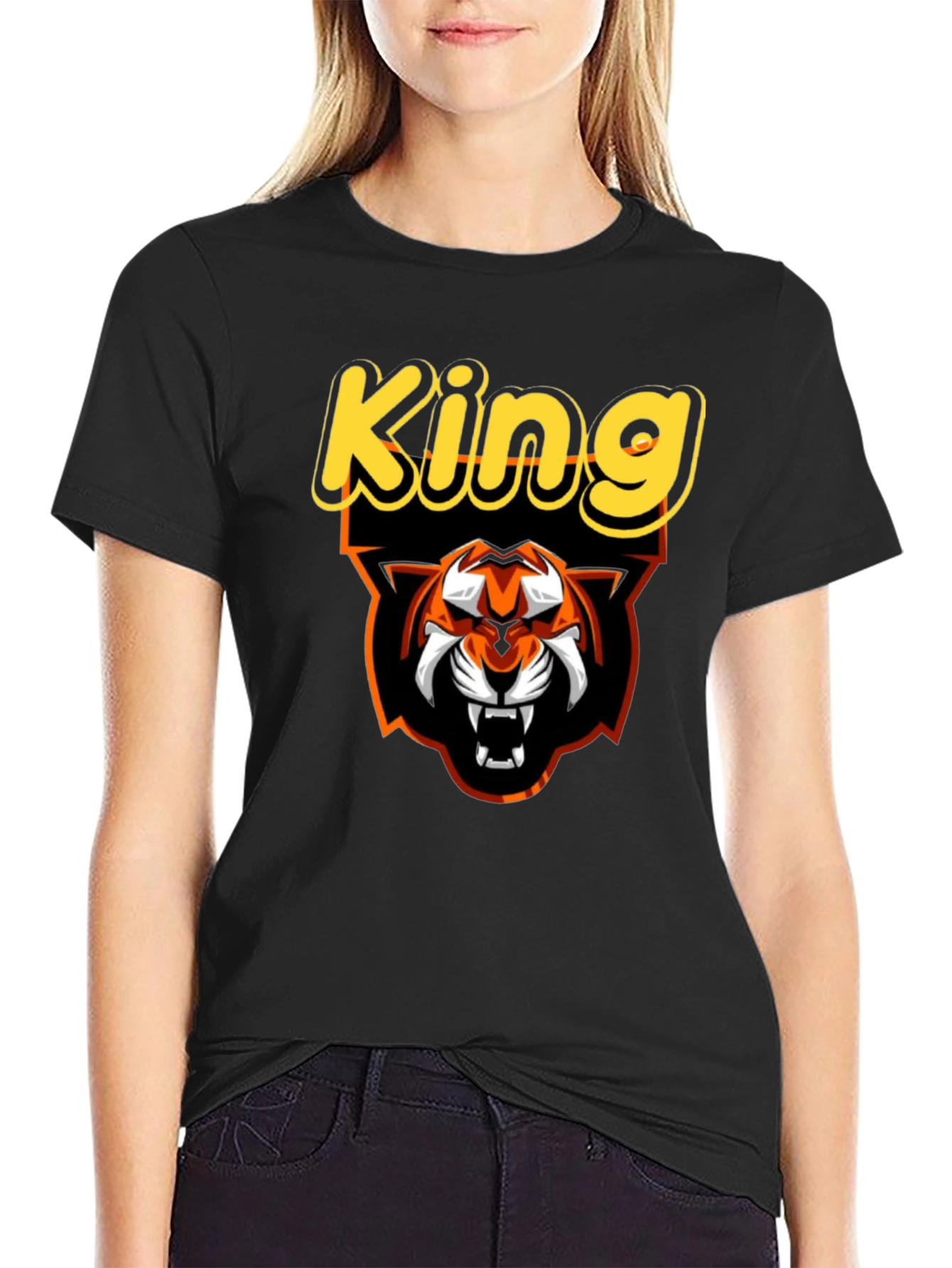 King Tiger Graphic Tee - Fierce Style