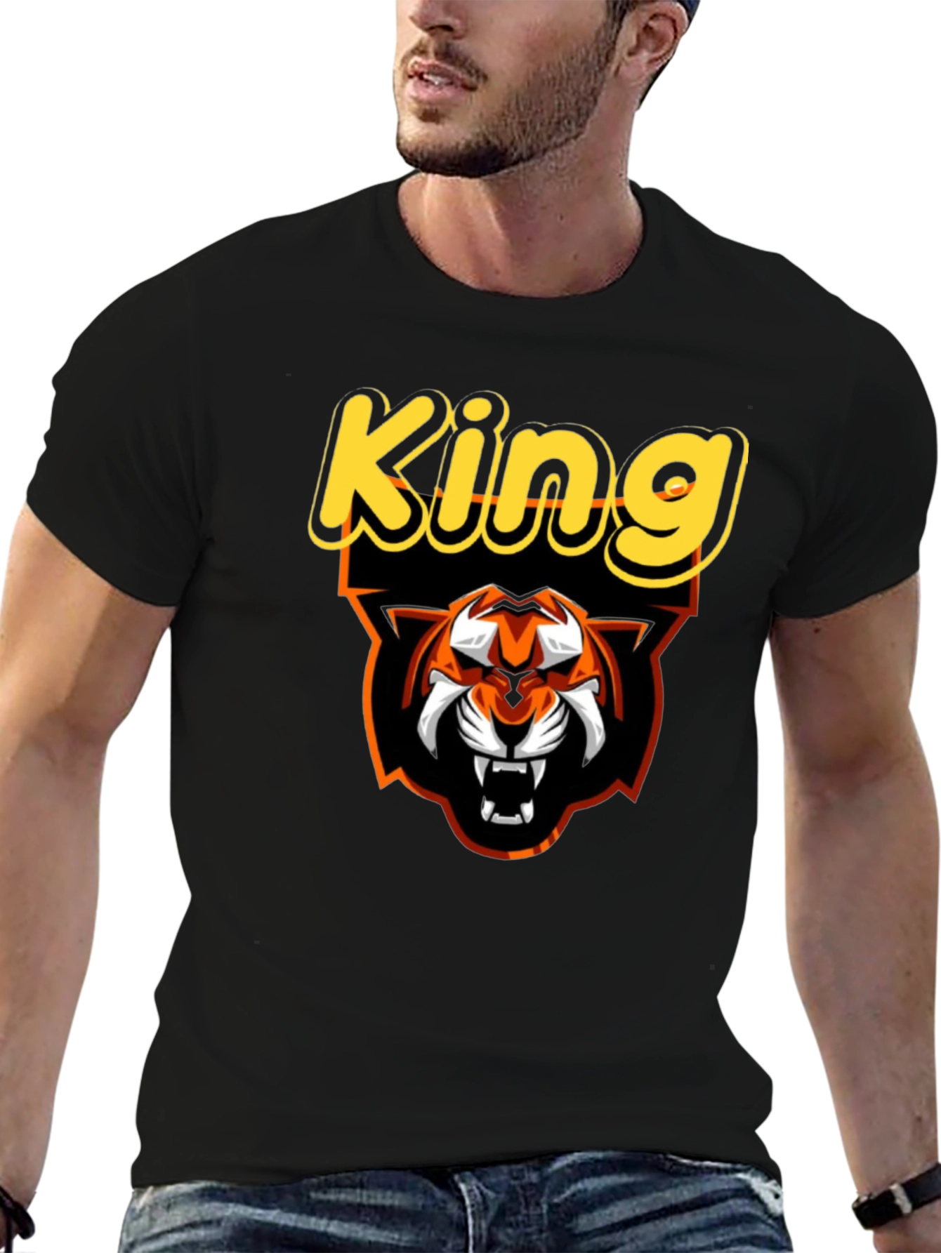 King Tiger Graphic Tee - Fierce Style