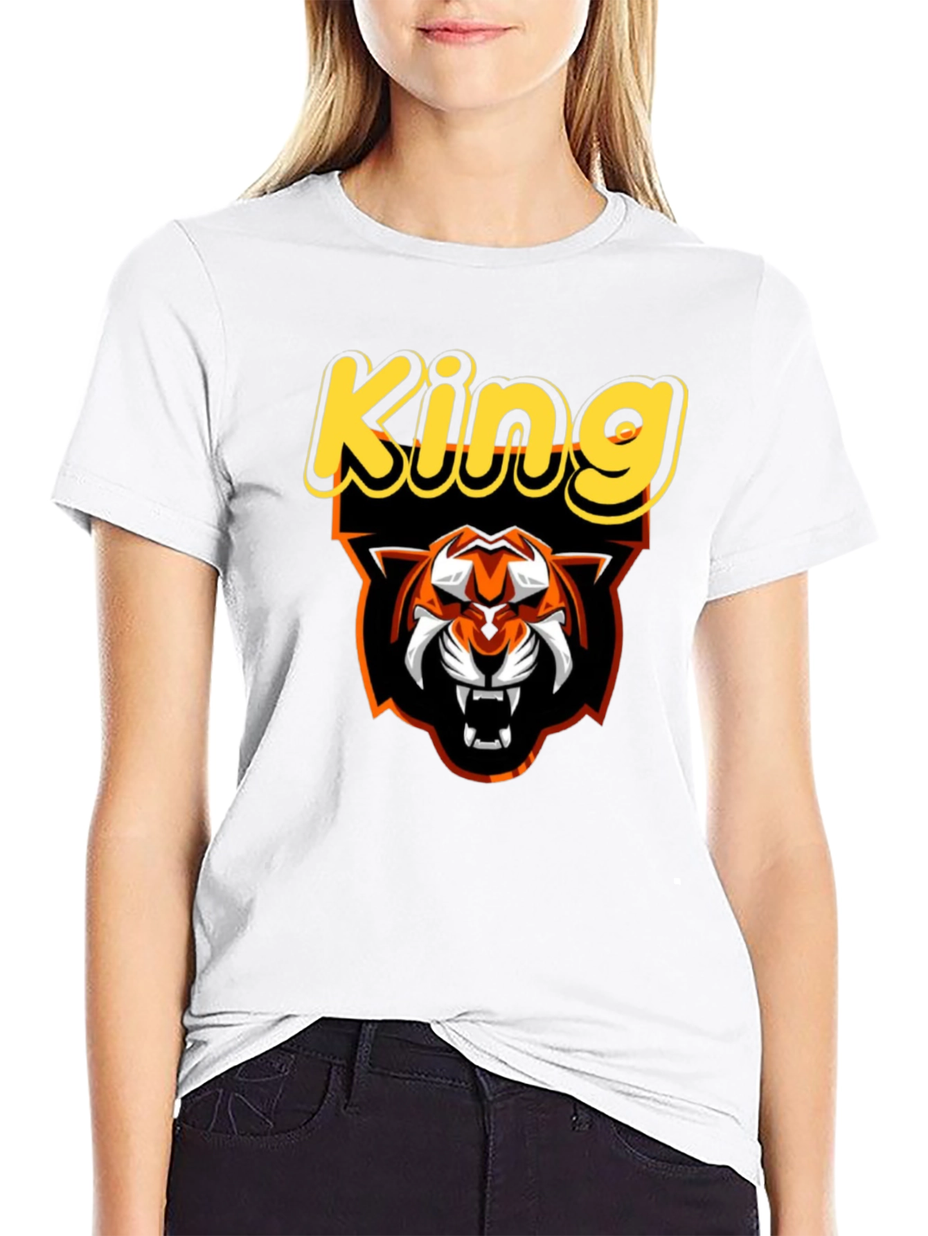 King Tiger Graphic Tee - Fierce Style
