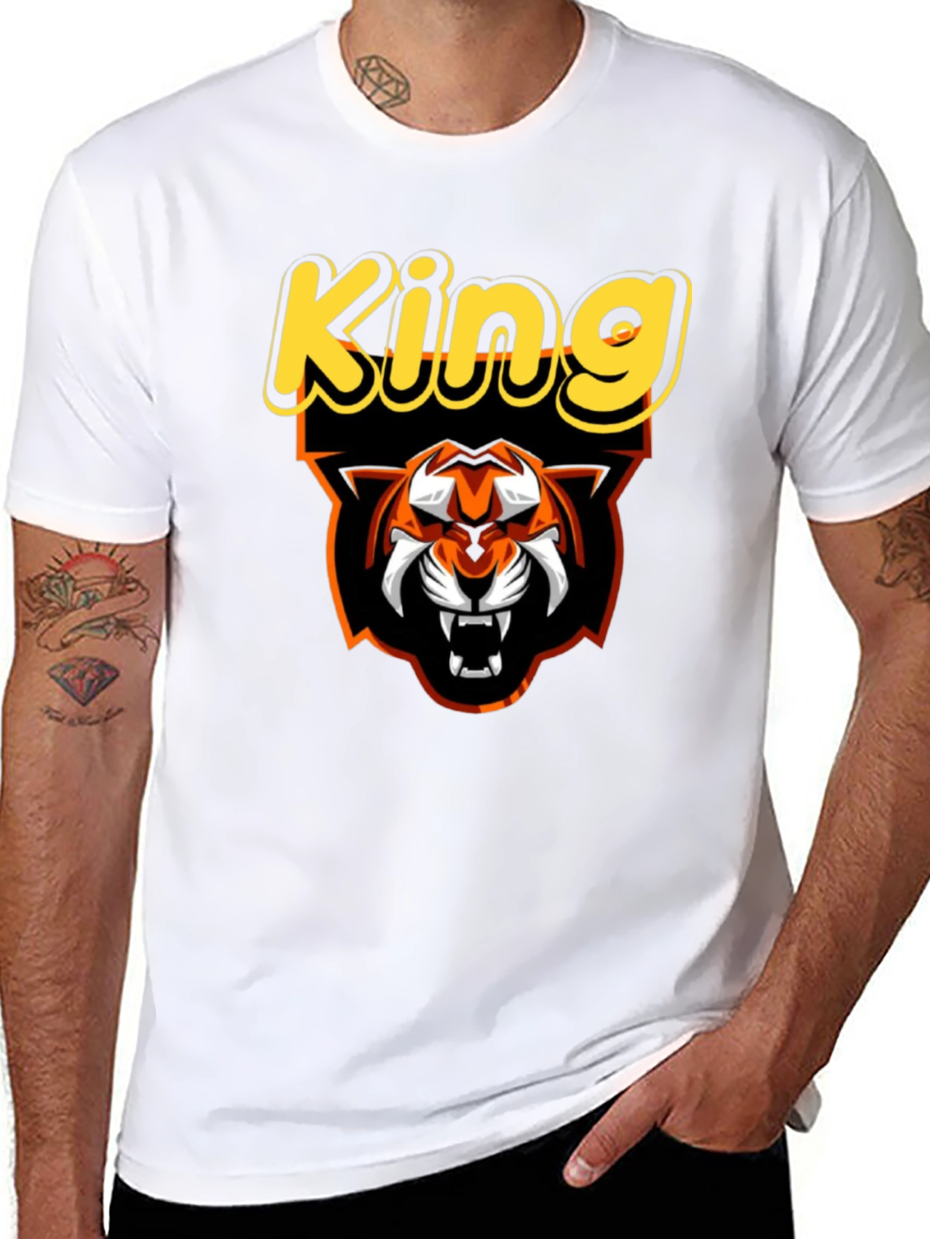 King Tiger Graphic Tee - Fierce Style