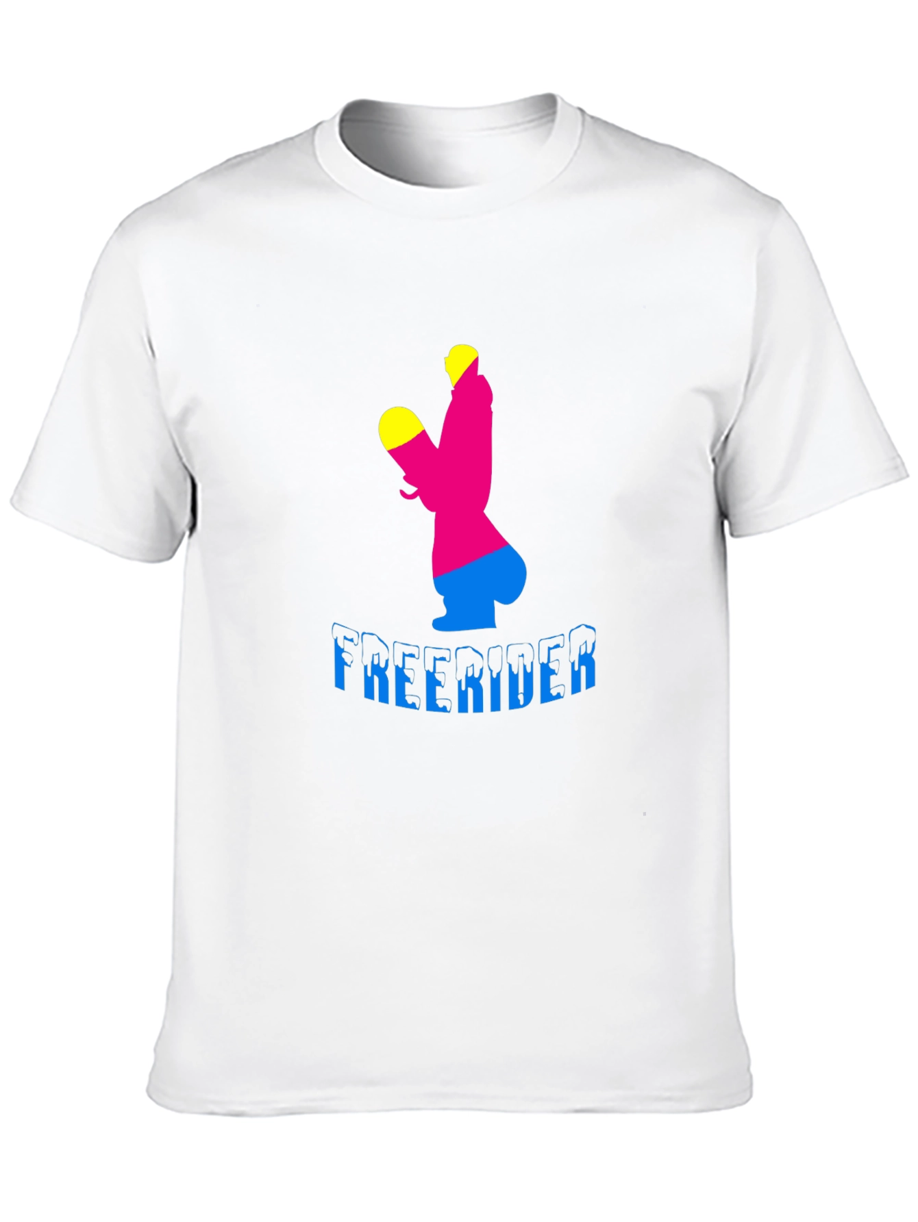Freerider Graphic Tee - Black Cotton Blend